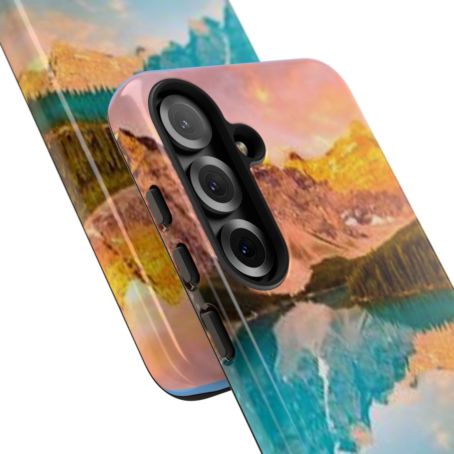 Nature-Inspired Phone Case with Mountain and Lake Design, Aesthetic Tough Cases for Outdoor Lovers, Phone Protection, Gift for Nature [...]