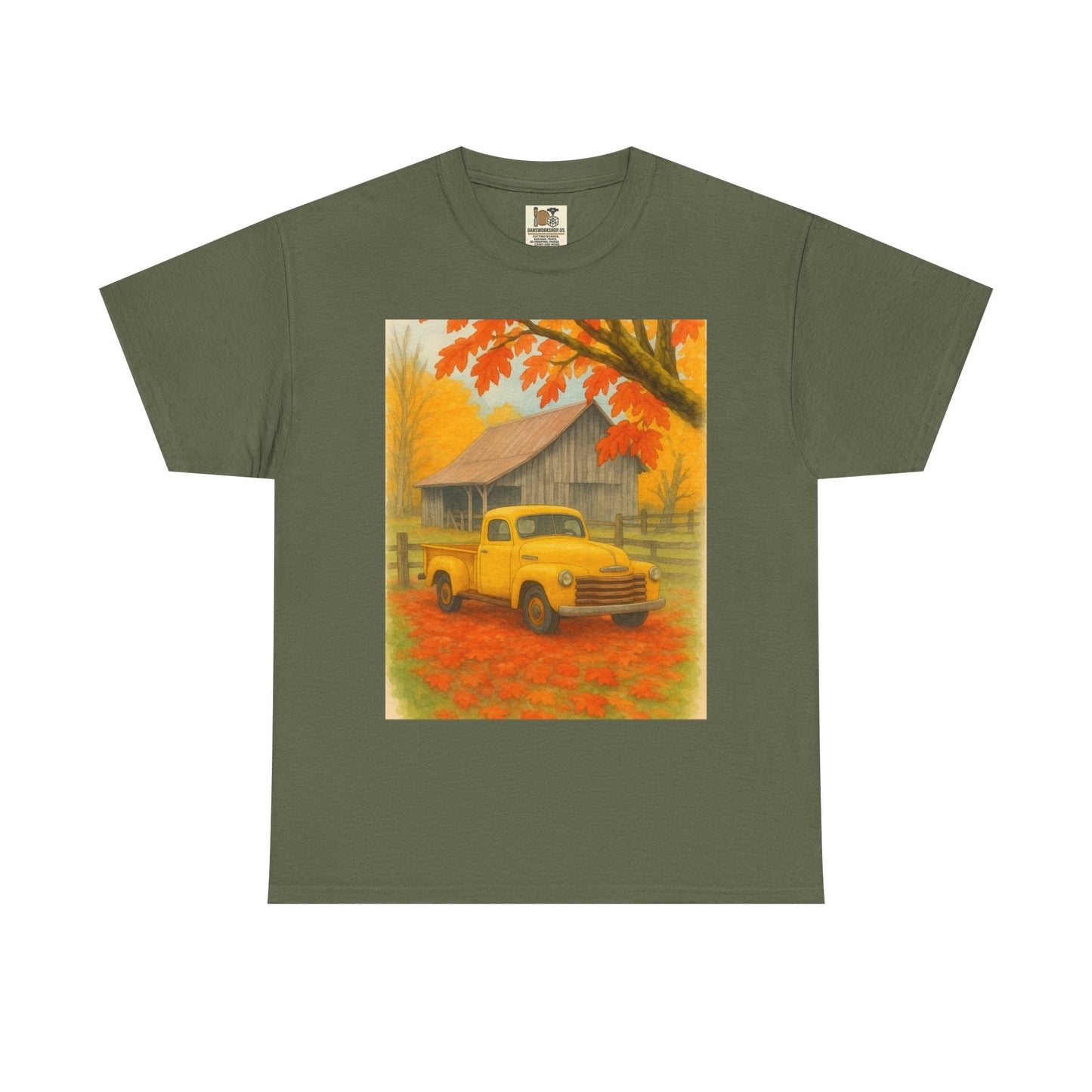 Autumn Vibes Unisex Heavy Cotton Tee, Fall Shirt, Vintage Truck Tee, Cozy [...]