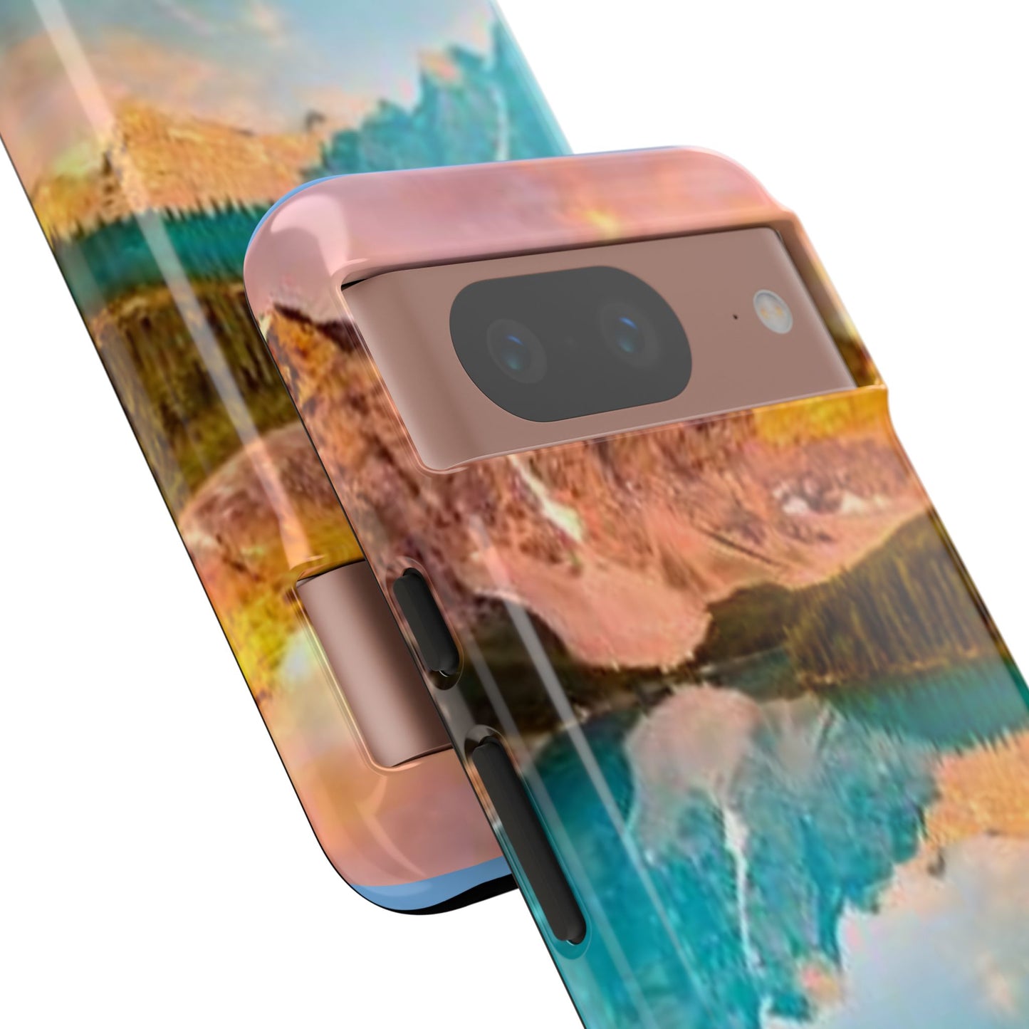 Nature-Inspired Phone Case with Mountain and Lake Design, Aesthetic Tough Cases for Outdoor Lovers, Phone Protection, Gift for Nature [...]
