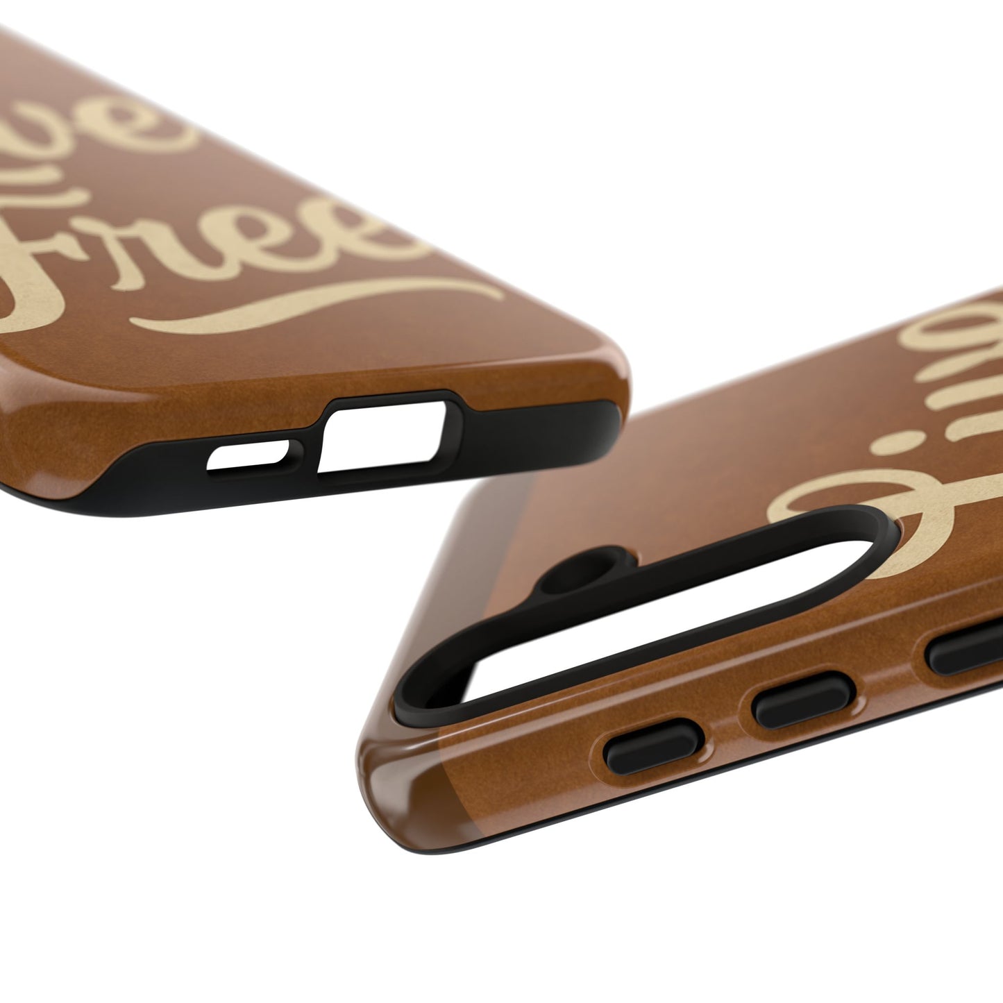 Live Free Phone Case, Tough Cases, Inspirational Phone Accessories, Gift for Adventurers, Customizable Design, Unique Tech Gifts