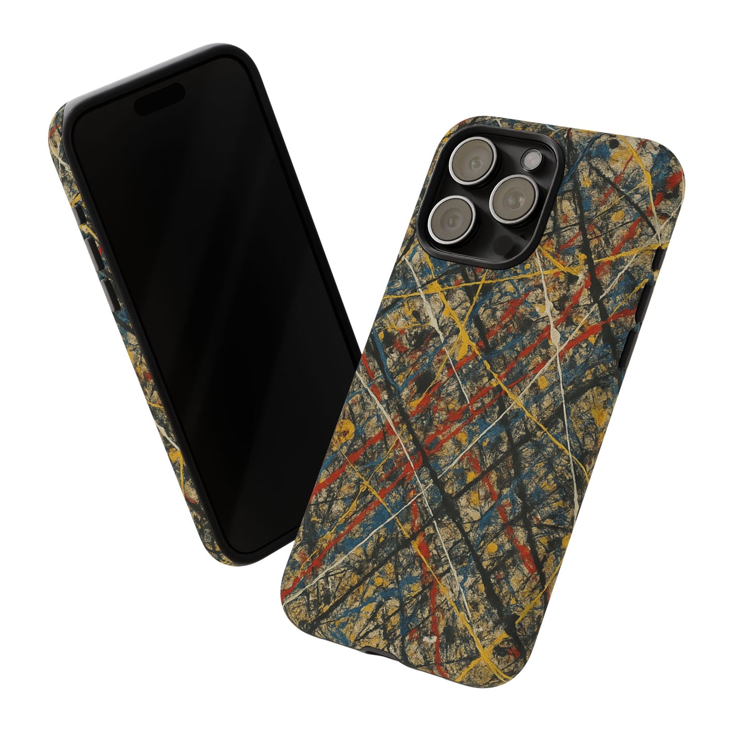 Tough Cases Phone Case - Bold Abstract Design, Stylish Mobile Cover, Unique Gift for Him/Her, Durable Accessory, Trendy Protection