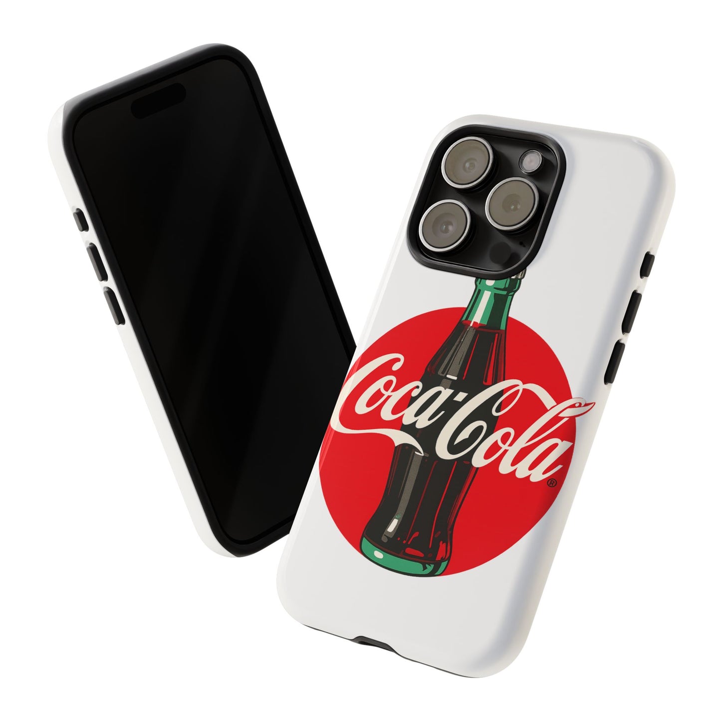 Coca-Cola Tough Phone Cases, Vintage Soda Drink, Retro Style, Unique Gift, Phone Accessories, Summer Vibes