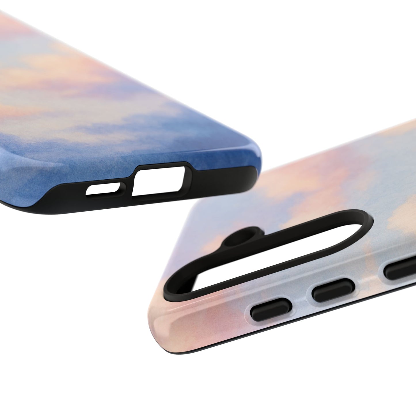 Sky Blue Cloud Phone Case, Tough Phone Cover, Aesthetic Cell Phone Accessory, Gift for Teen, Trendy Tech Protection