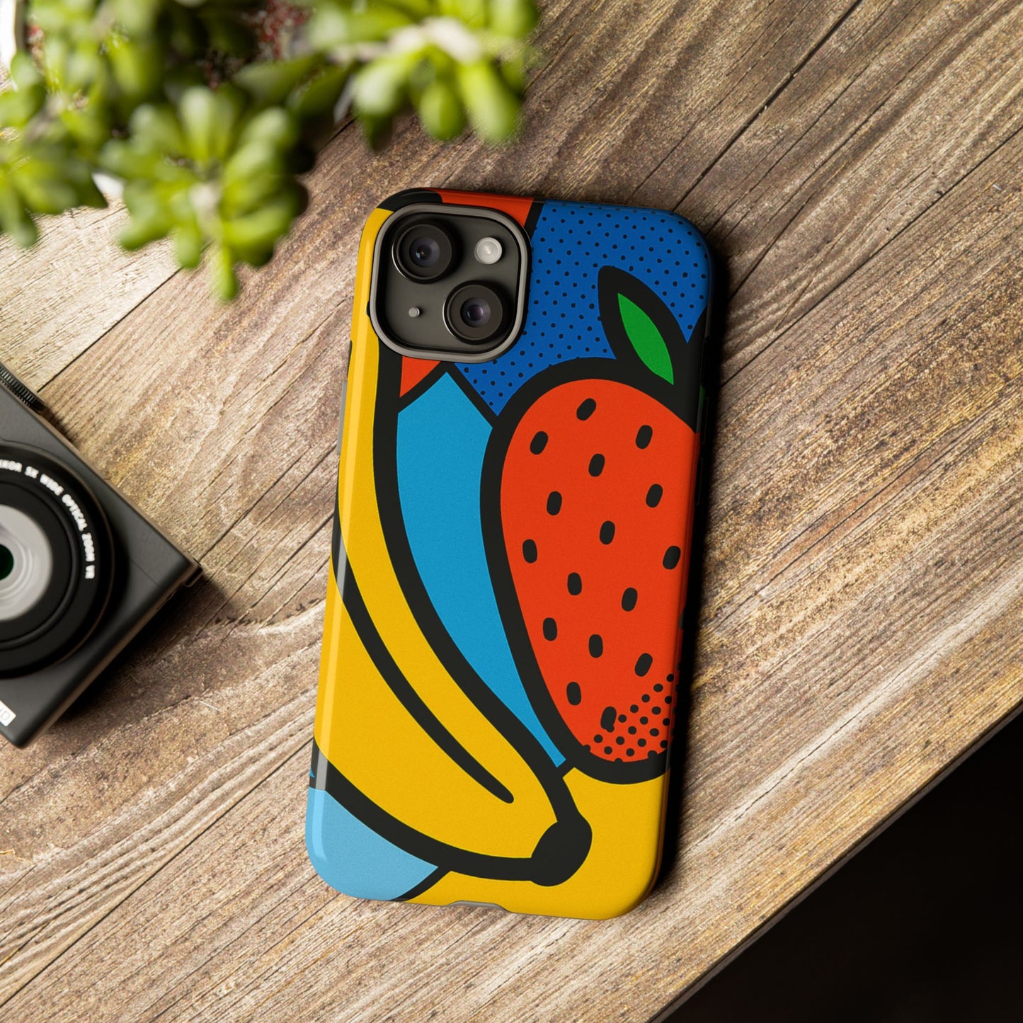 Colorful Fruit Phone Case - Tough Cases - Fun, Vibrant, Unique, Gifts for Friends, Summer Accessories, Trendy Phone Protector