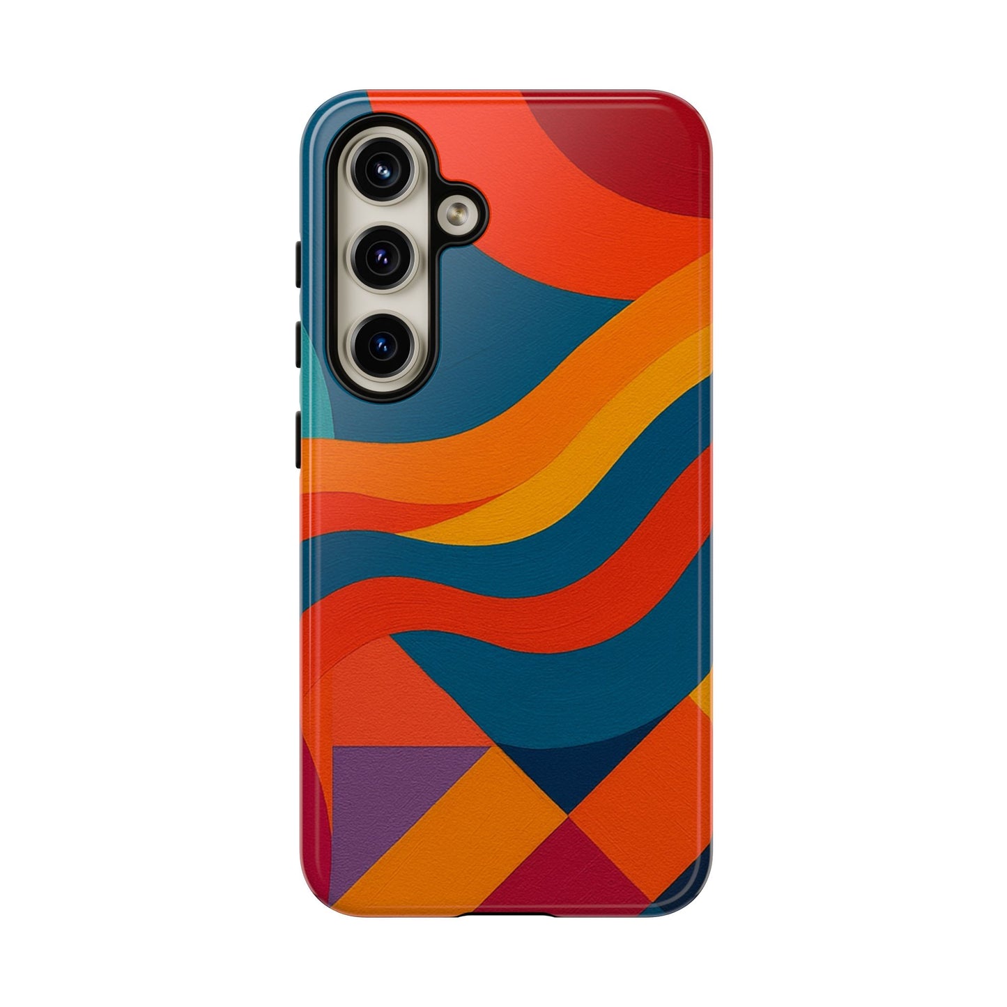Vibrant Phone Case, Abstract Design Cover, Tough Cases for All Occasions, Stylish Gift for Tech Lovers, Modern Phone Accessories