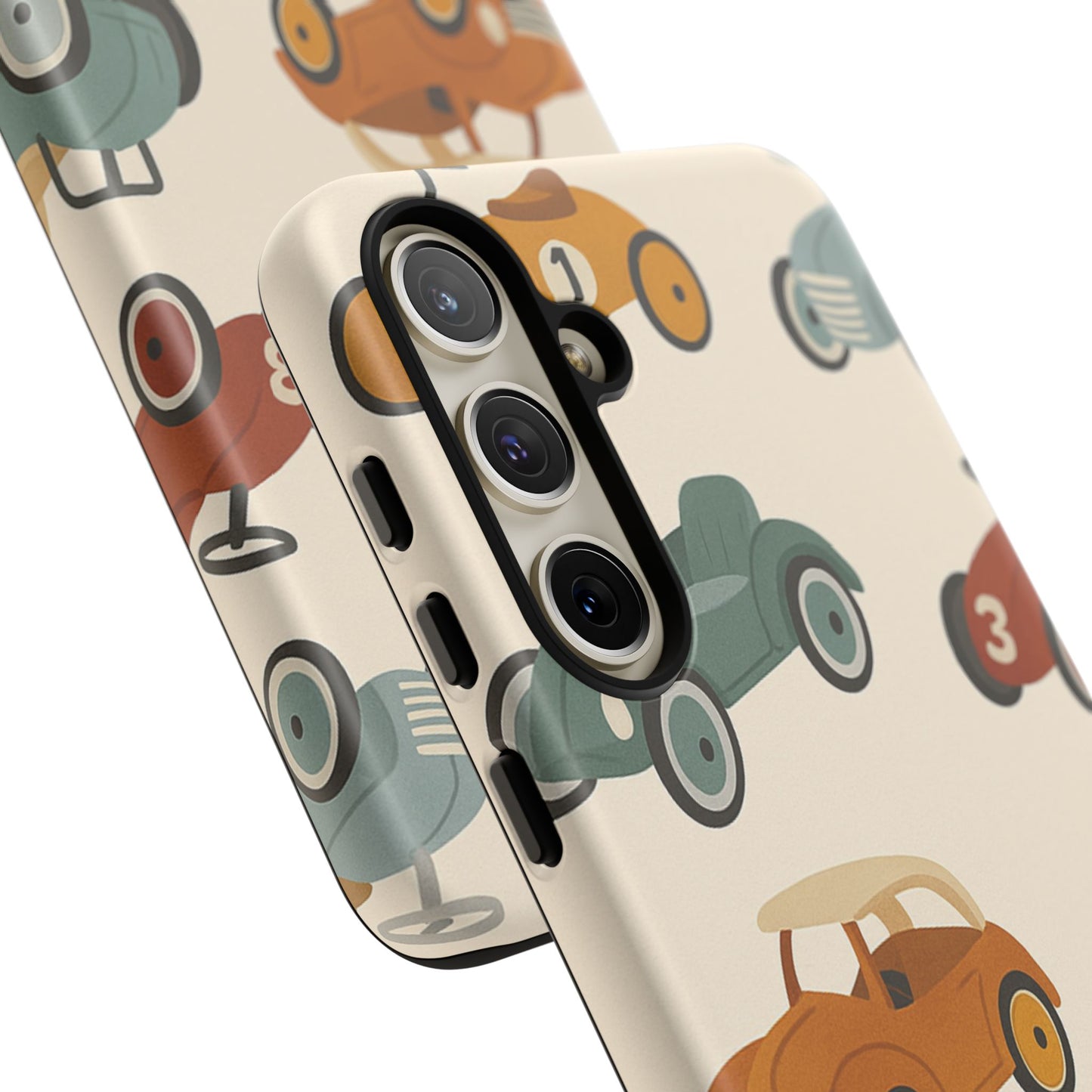 Vintage Car Phone Case, Tough Cases, Kids Gift, Car Lover Accessory, Retro Style, Phone Protection, Unique Design, pedal cars