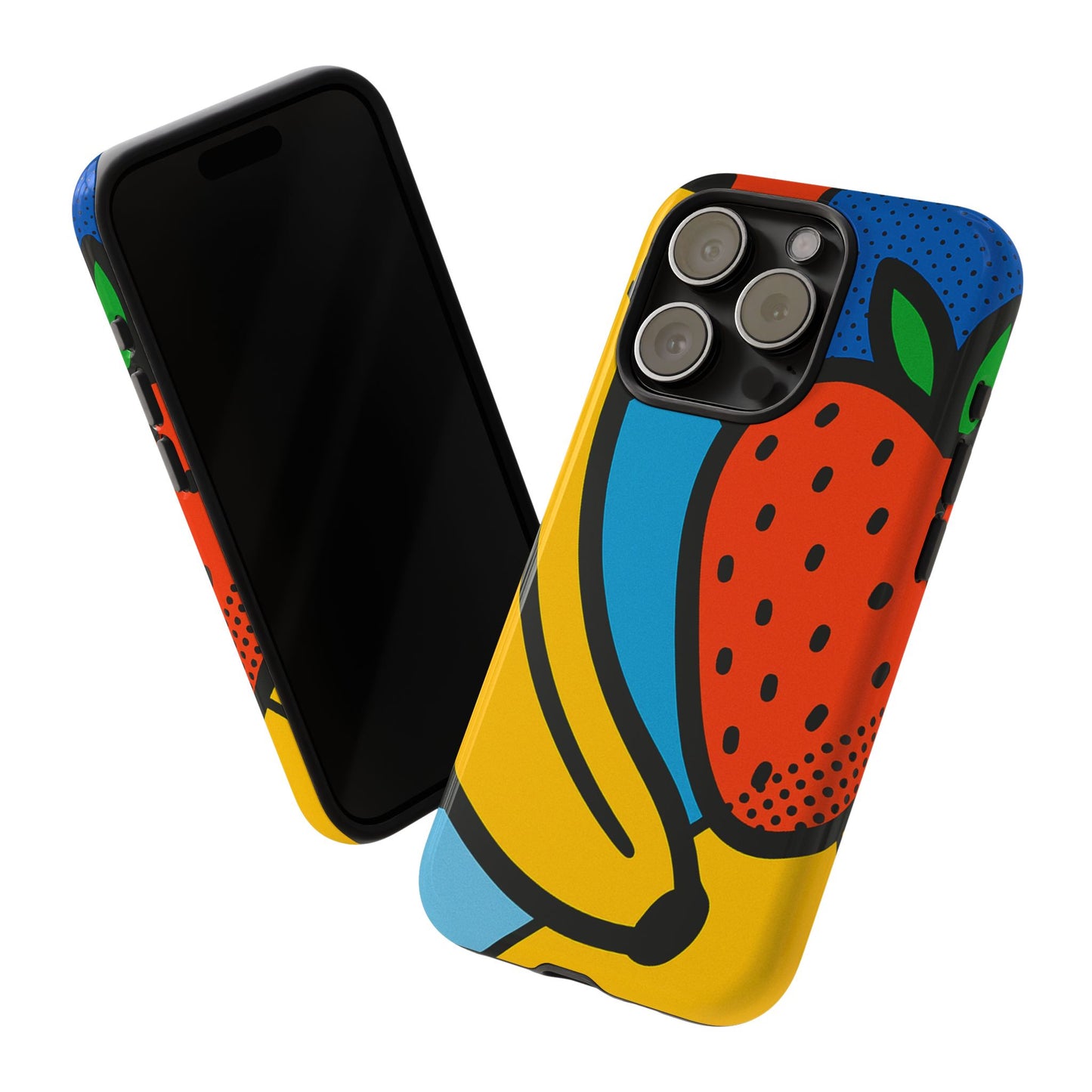 Colorful Fruit Phone Case - Tough Cases - Fun, Vibrant, Unique, Gifts for Friends, Summer Accessories, Trendy Phone Protector