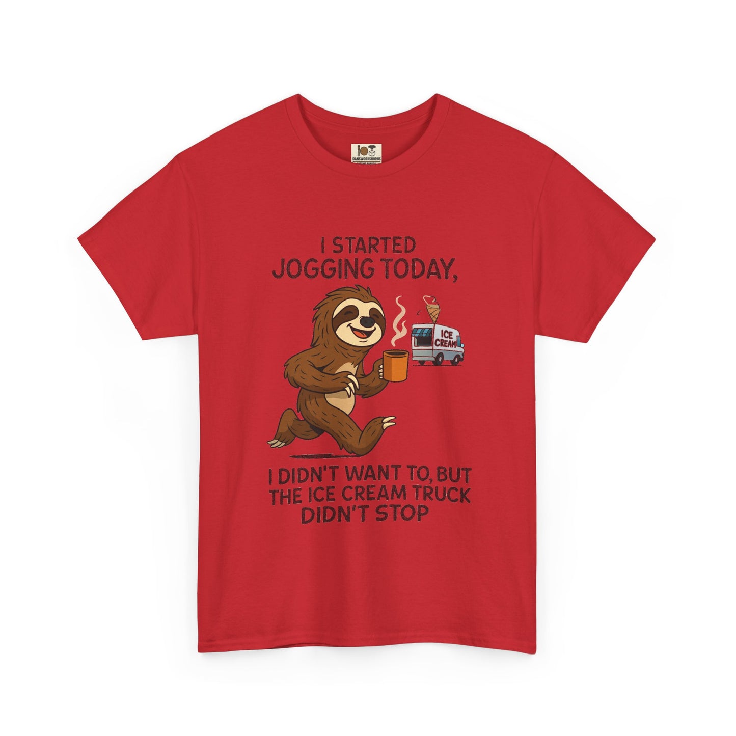 Funny Sloth Jogging T-Shirt | Gift for Exercise Lovers, Animal Humor Tee, Cute Sloth Apparel, Birthday Gift, Casual Wear