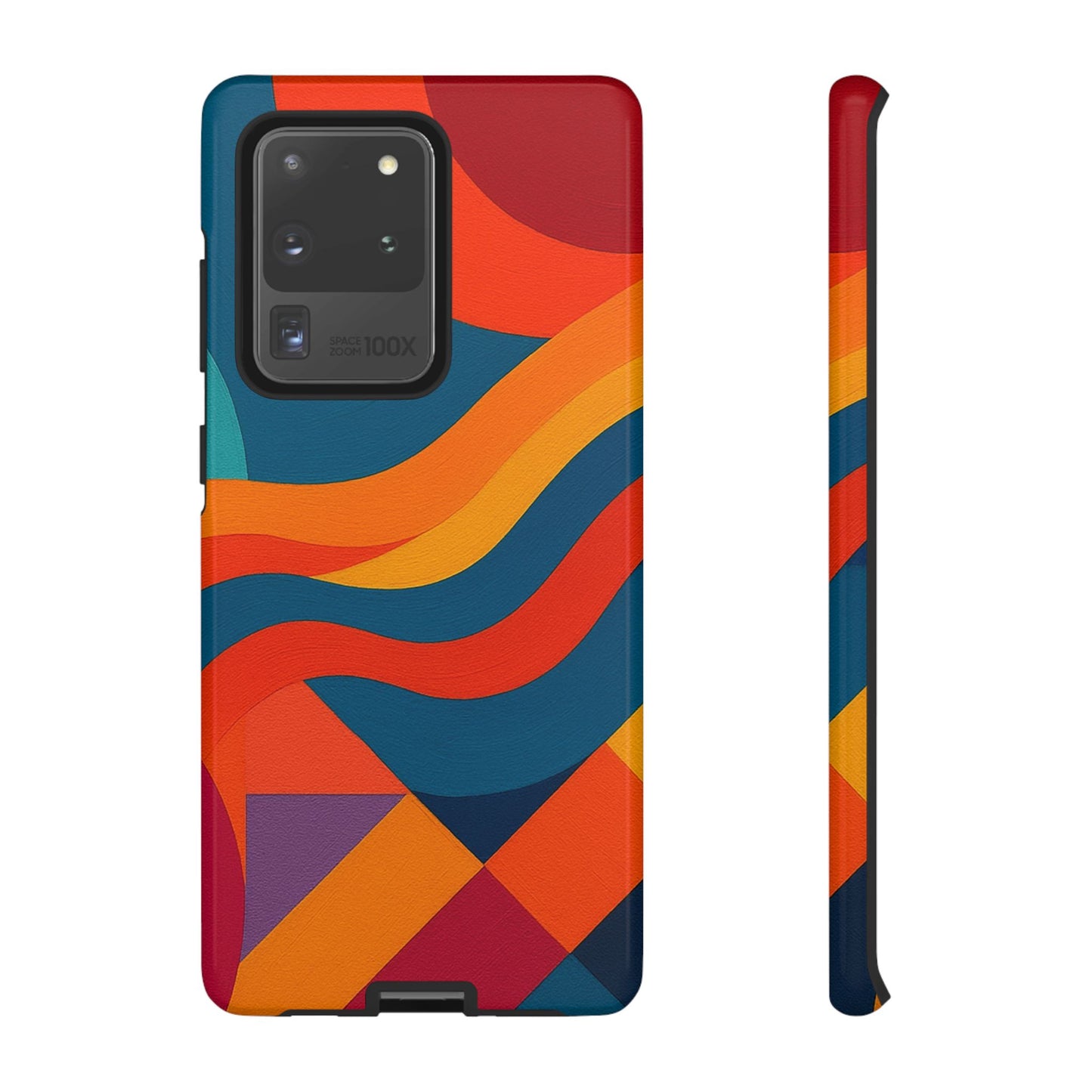 Vibrant Phone Case, Abstract Design Cover, Tough Cases for All Occasions, Stylish Gift for Tech Lovers, Modern Phone Accessories