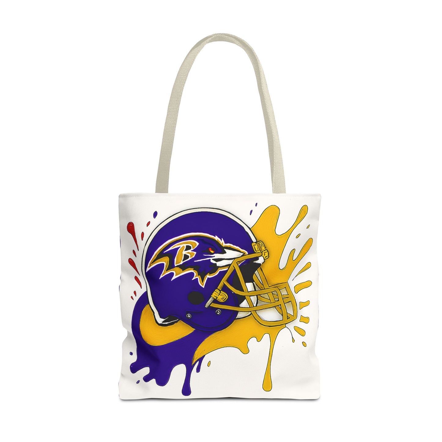 Bold Ravens-Inspired Tote Bag, Football Fan Gift, Sports Tote, Game Day Accessory, Team Spirit Bag, Unique Gift for Her