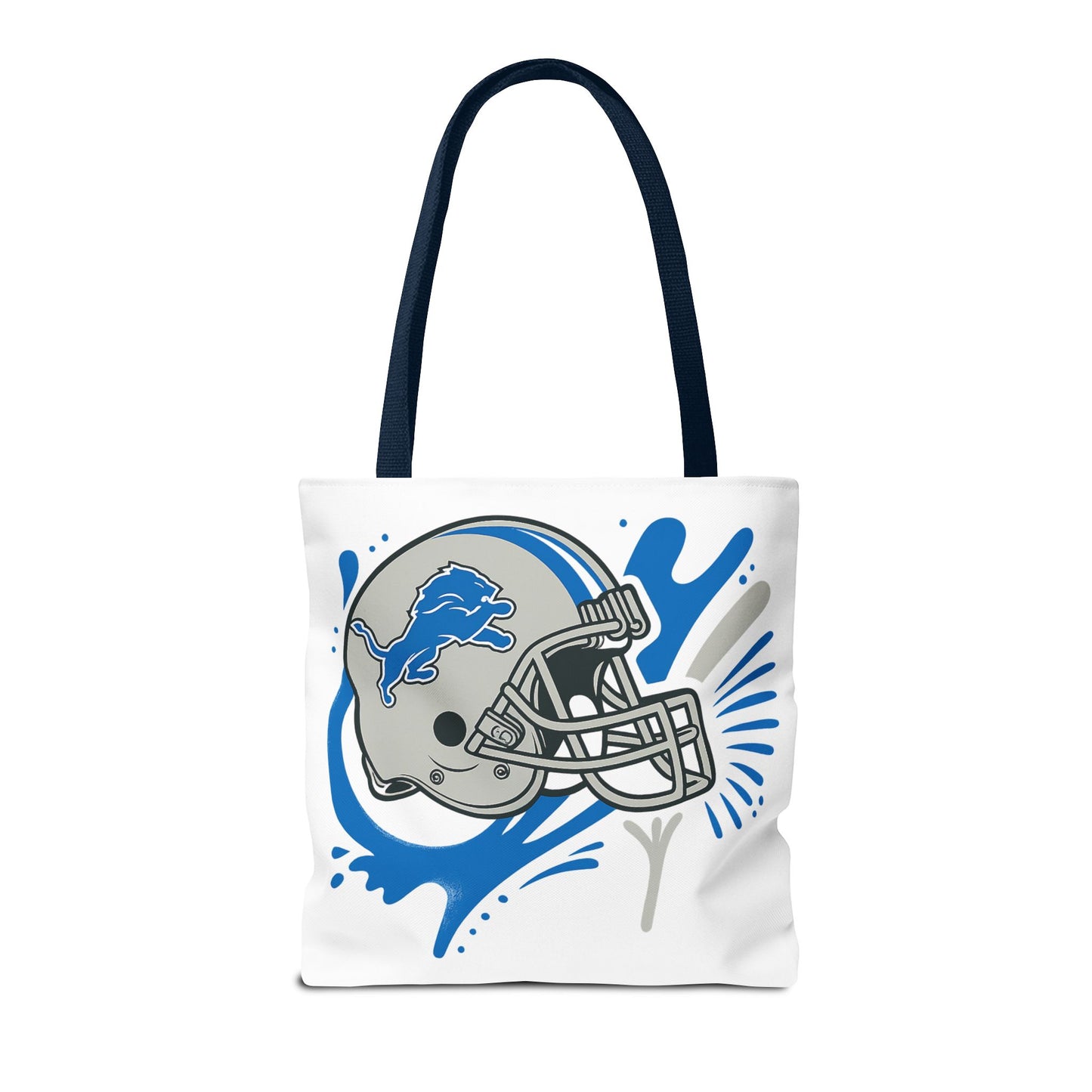 Sporty Tote Bag, Floral Football Tote, Game Day Bag, NFL Team Spirit Bag, Birthday Gift for Sports Fans, Everyday Use Bag