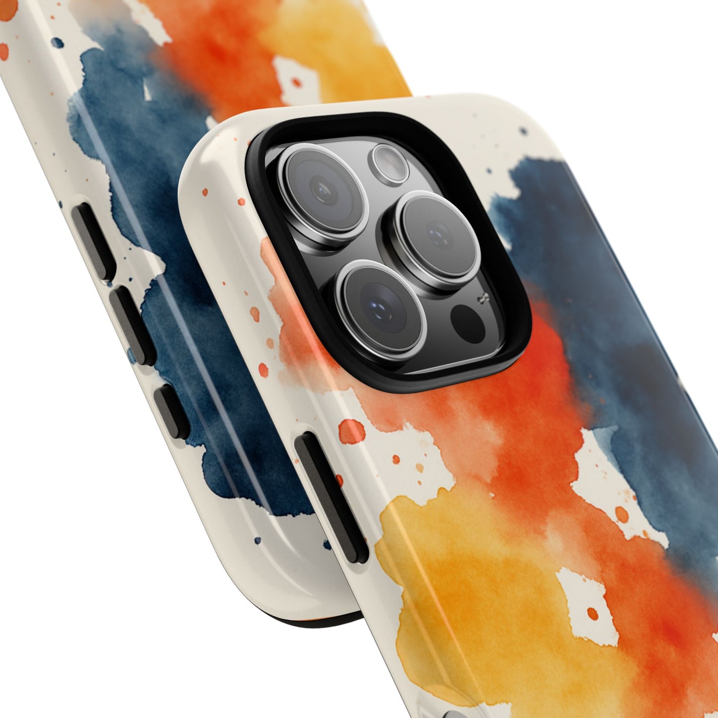 Watercolor Phone Case - Abstract Design, Tough Cases for Men & Women, Stylish Gift, Artistic Accessory for All Occasions