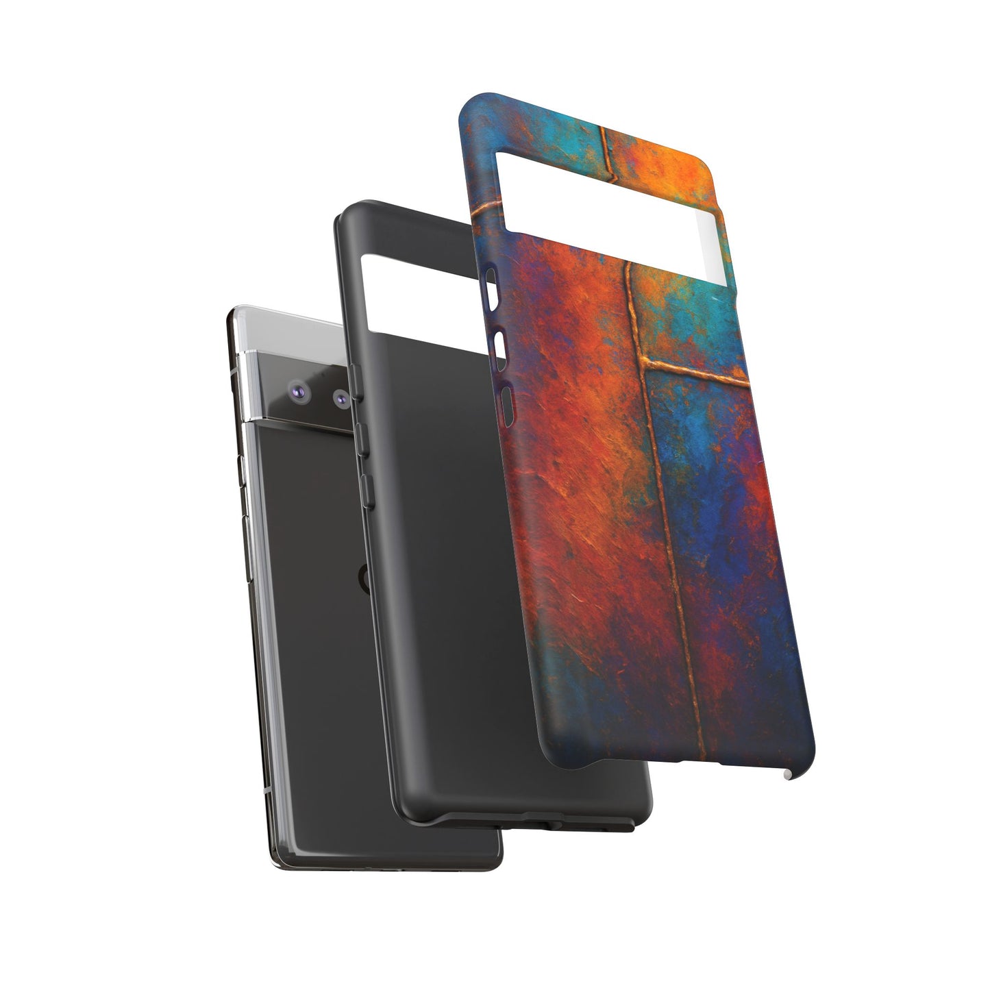 Vibrant Phone Case, Colorful Tough Case Cover, Artistic Phone Protector, Unique Smartphone Accessories, Gift for Tech Lovers