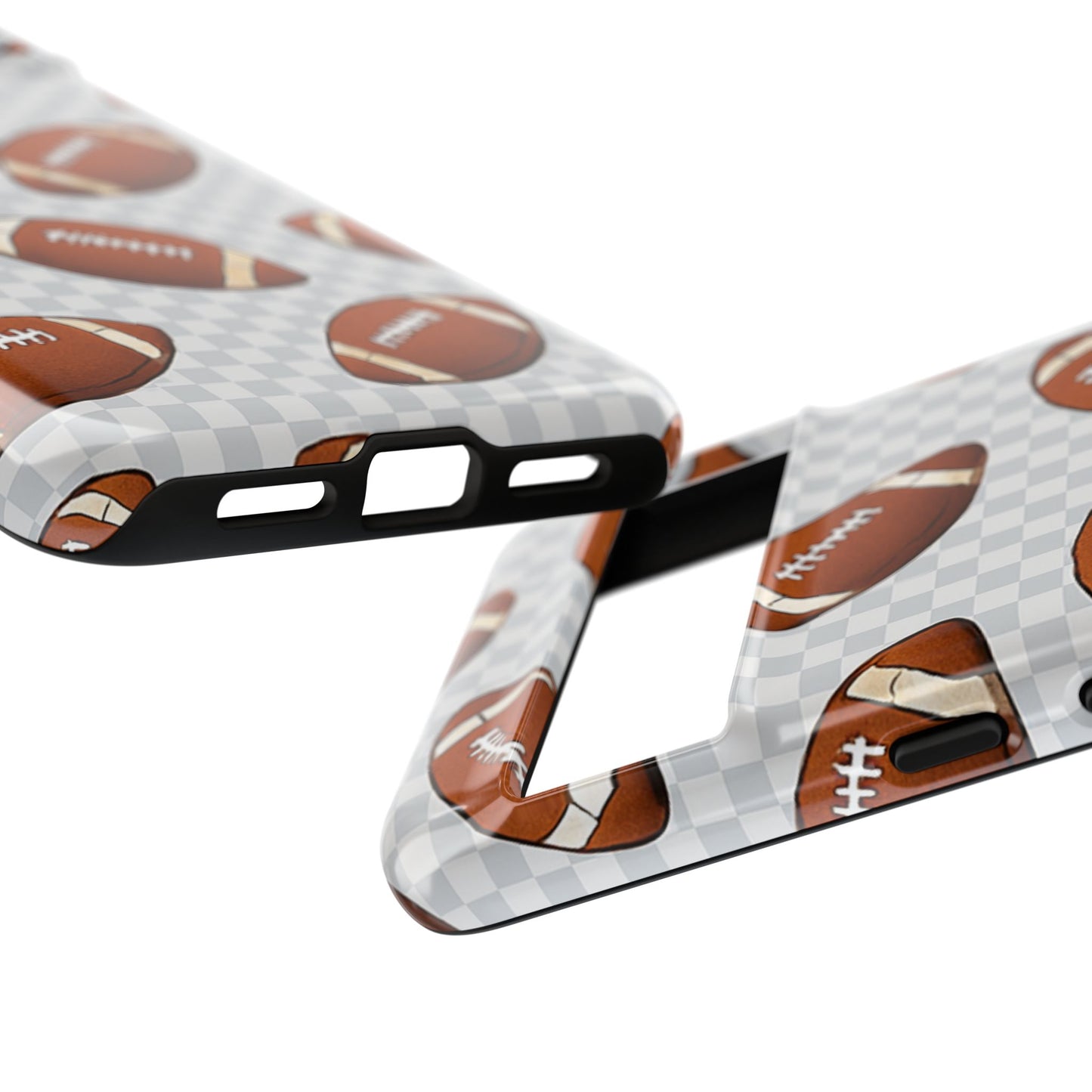 Football Phone Case, Tough Cases for Sports Fans, Unique Gift for Football Lovers, Protective Decor, Athletic Accessories