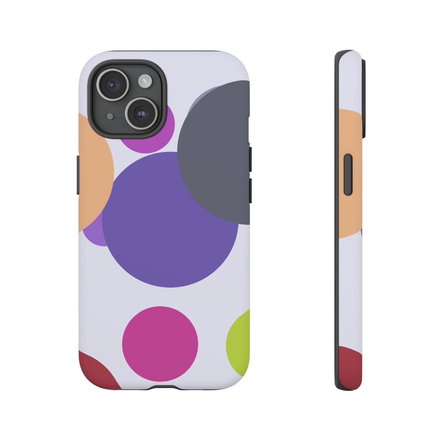 Colorful Geometric Phone Case, Bold Protective Cover for iPhone, Unique Gift for Trendy Teens, Fun Customizable Cases, Modern Design