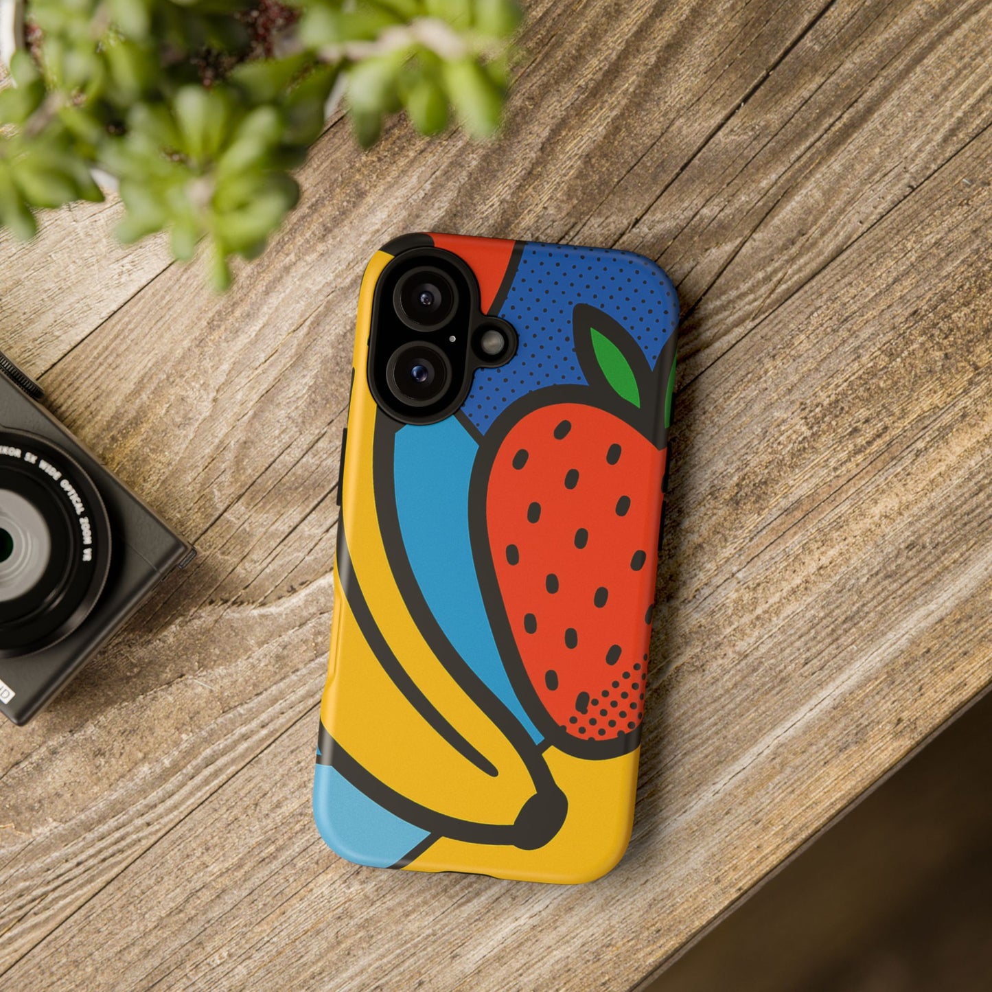 Colorful Fruit Phone Case - Tough Cases - Fun, Vibrant, Unique, Gifts for Friends, Summer Accessories, Trendy Phone Protector