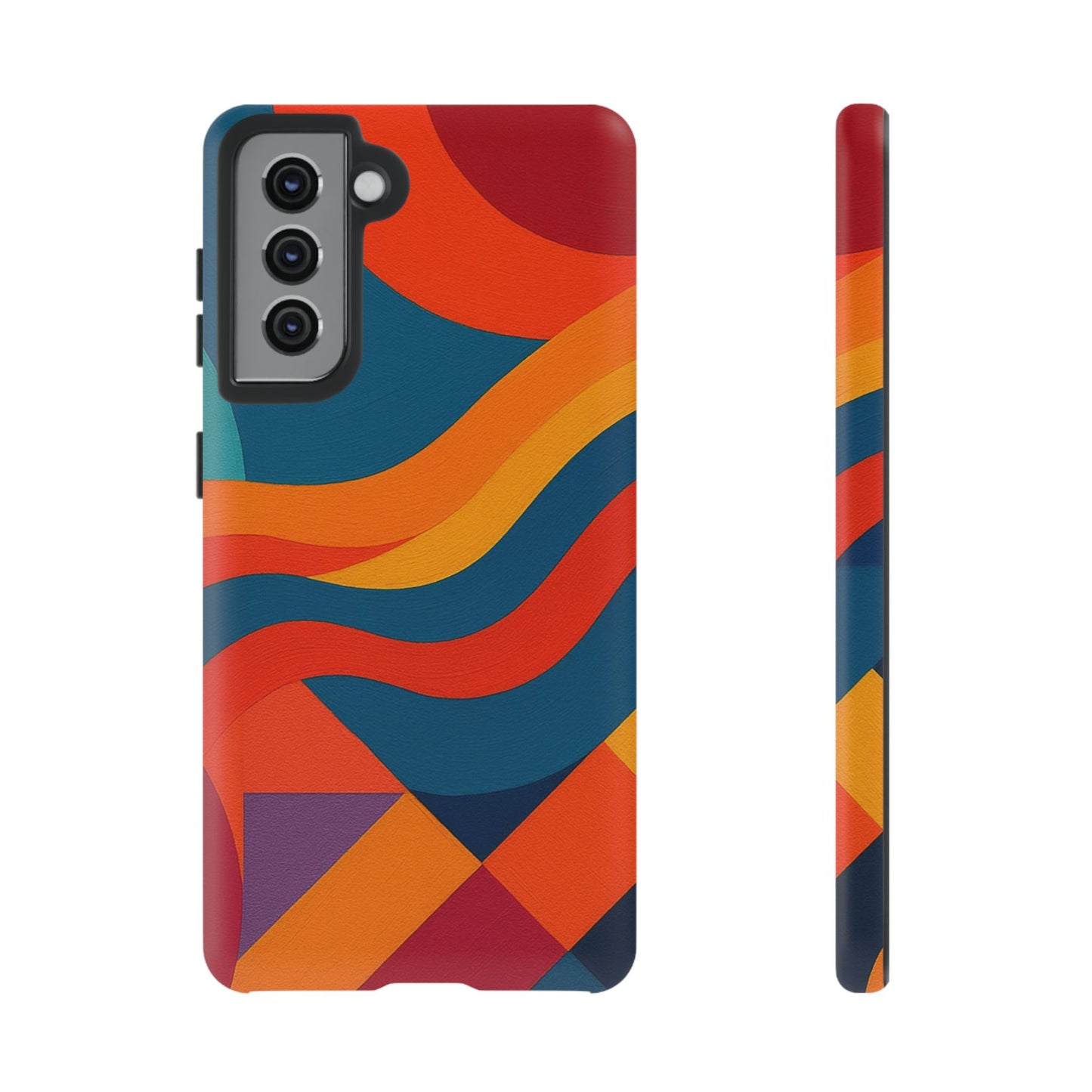 Vibrant Phone Case, Abstract Design Cover, Tough Cases for All Occasions, Stylish Gift for Tech Lovers, Modern Phone Accessories