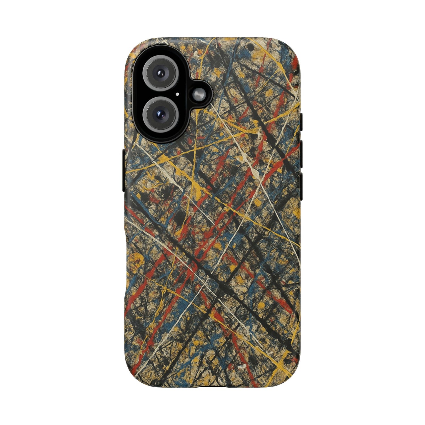 Tough Cases Phone Case - Bold Abstract Design, Stylish Mobile Cover, Unique Gift for Him/Her, Durable Accessory, Trendy Protection