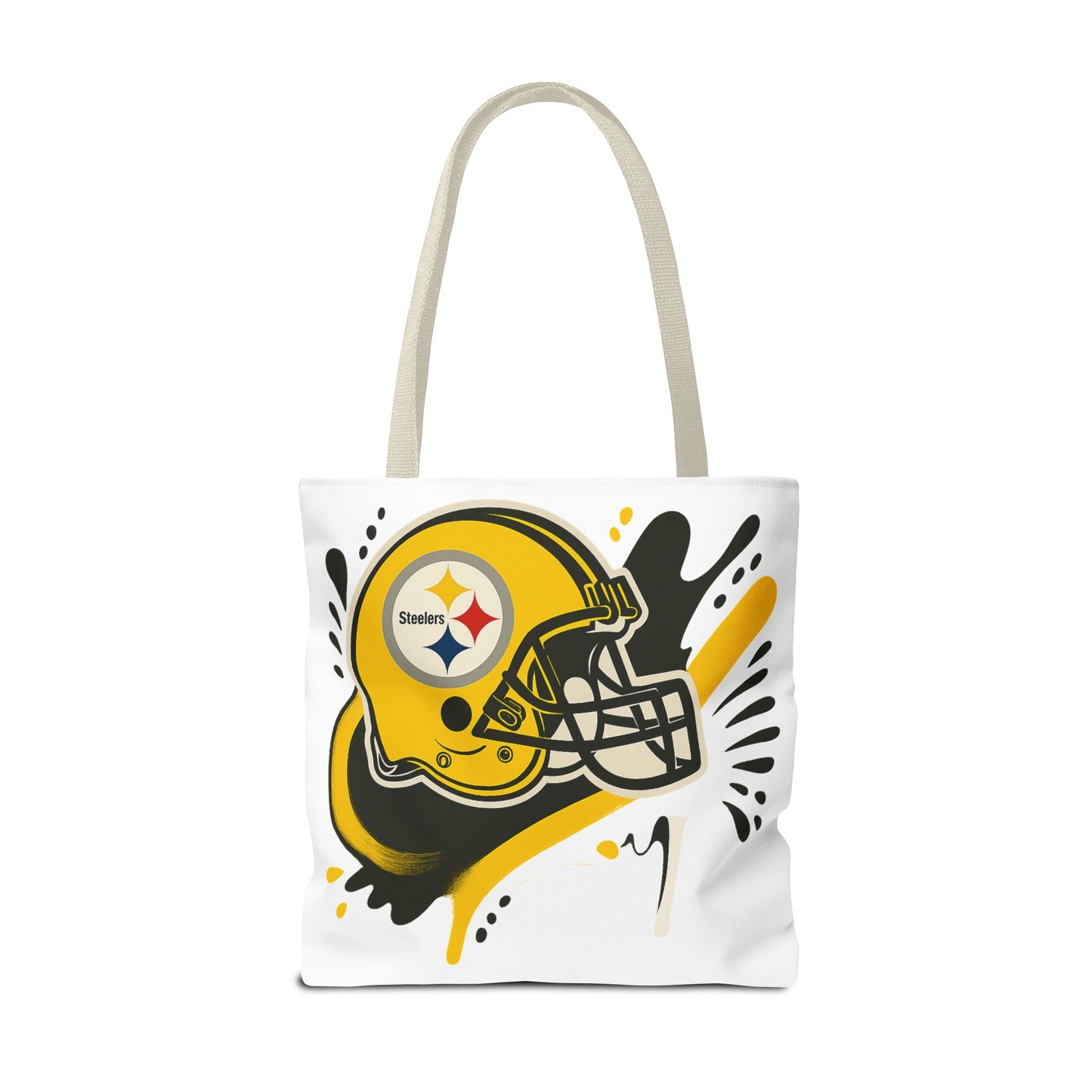 Steelers Inspired Tote Bag, Football Fan Accessory, Game Day Tote, Sports Bag, Personalized Gift for Him