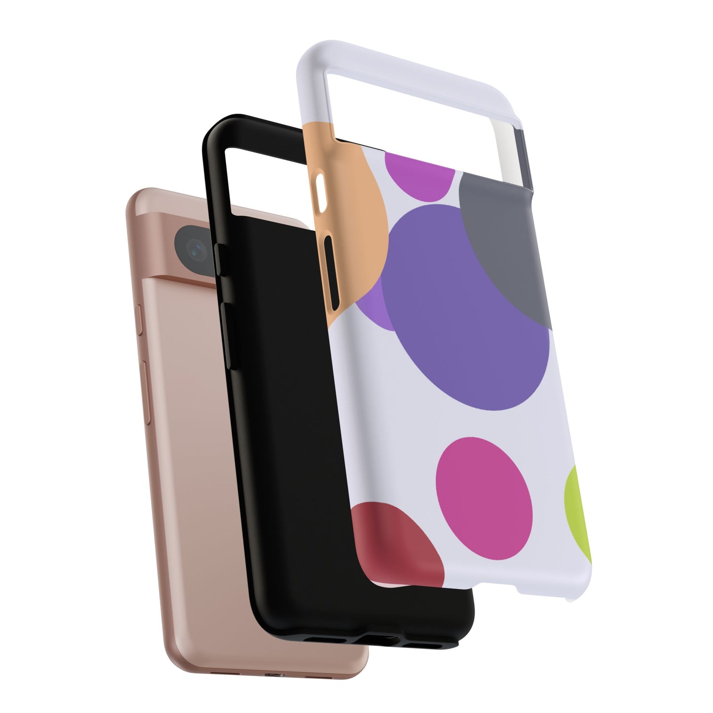 Colorful Geometric Phone Case, Bold Protective Cover for iPhone, Unique Gift for Trendy Teens, Fun Customizable Cases, Modern Design