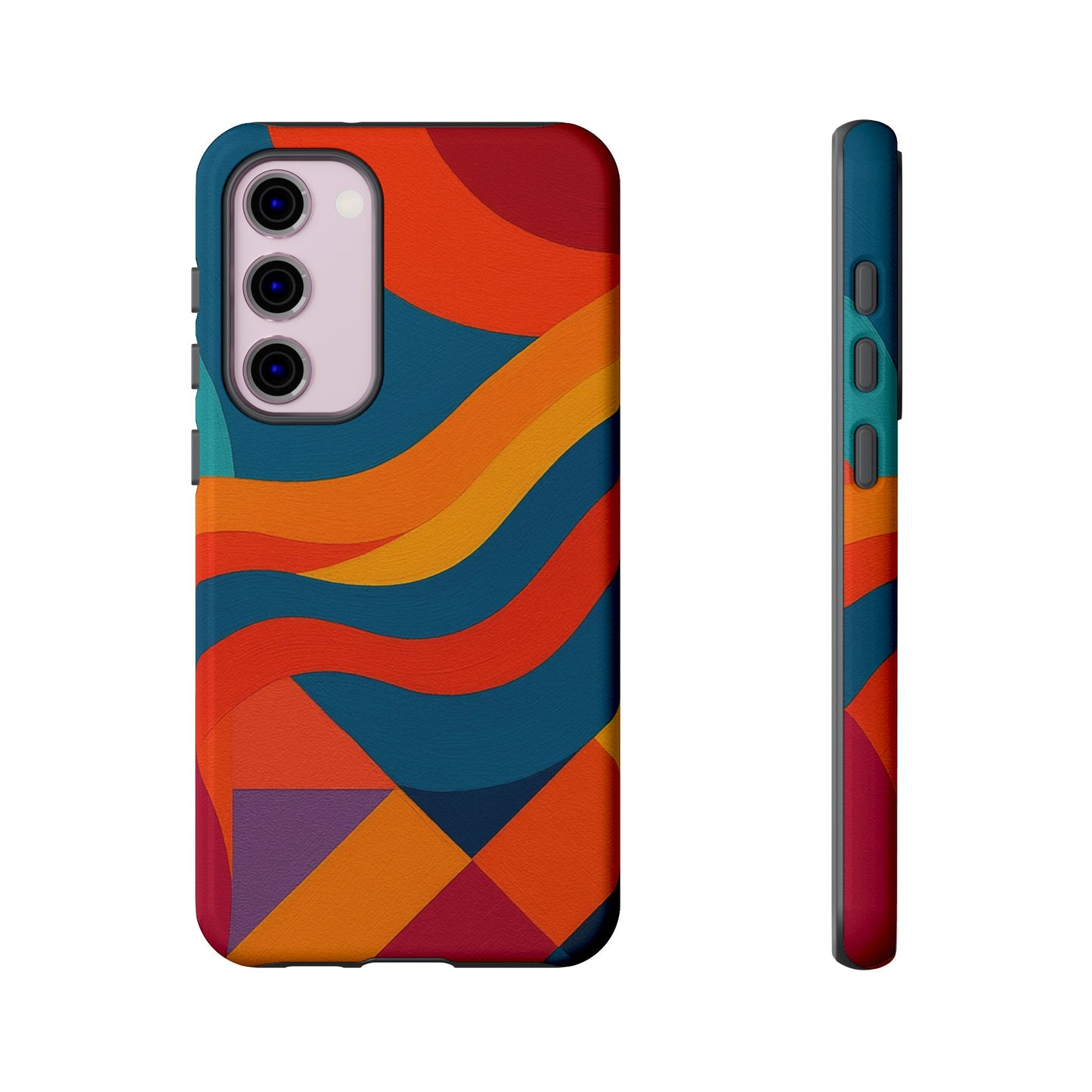 Vibrant Phone Case, Abstract Design Cover, Tough Cases for All Occasions, Stylish Gift for Tech Lovers, Modern Phone Accessories