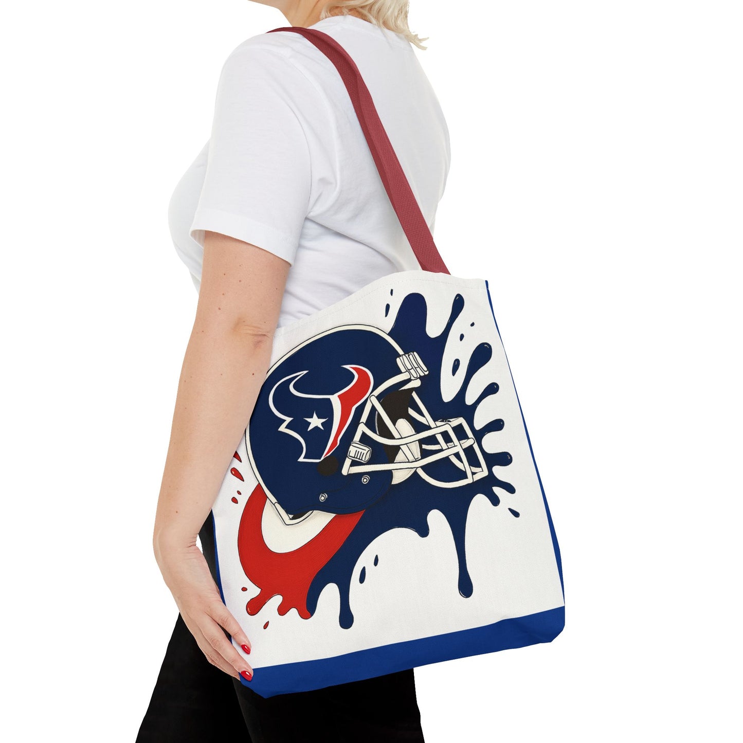 Football Splash Design Tote Bag, Sports Fan Bag, Game Day Accessory, NFL Tote, Casual Gym Bag, Carry-All for Sports Enthusiasts
