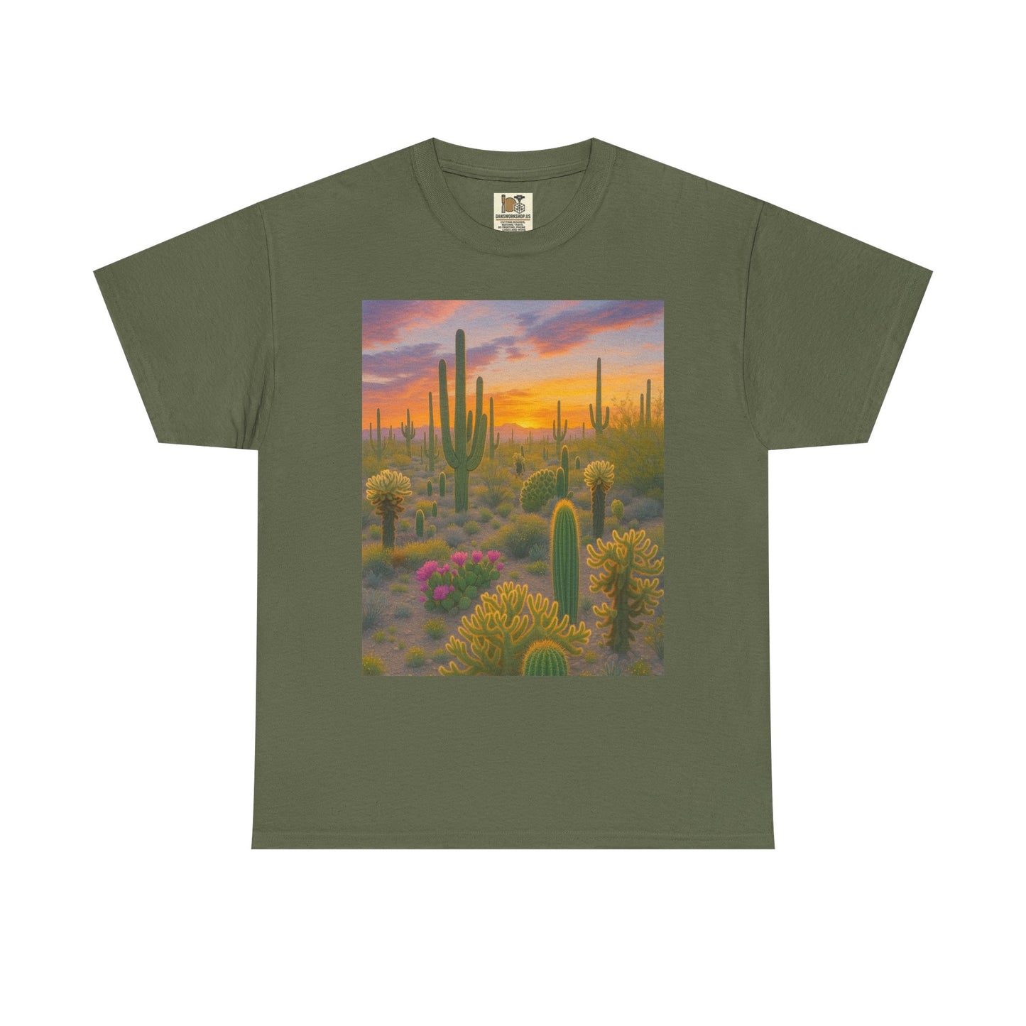Desert Sunset Unisex Tee, Boho Style Shirt, Nature Lover Gift, Cactus [...]