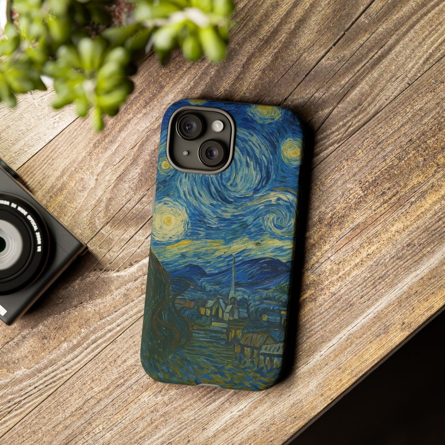 Starry Night Phone Case, Artistic Cell Phone Cover, Gift for Art Lovers, Unique Phone Accessory, Birthday Gift for Him/Her, Tough Cases