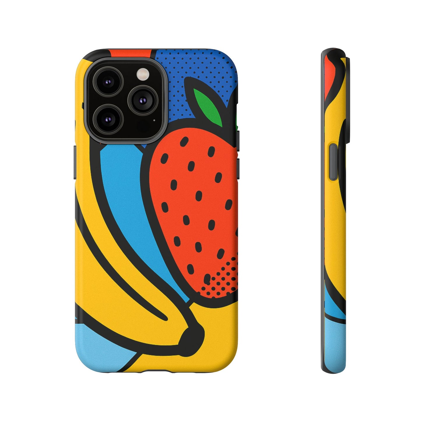 Colorful Fruit Phone Case - Tough Cases - Fun, Vibrant, Unique, Gifts for Friends, Summer Accessories, Trendy Phone Protector