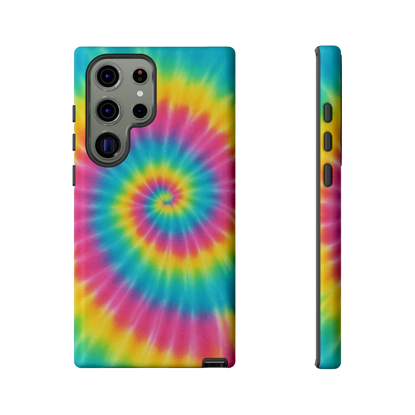 Colorful Tie-Dye Phone Case, Vibrant Phone Cover, Boho Style Accessory, Gift for Teens, Trendy Phone Accessories