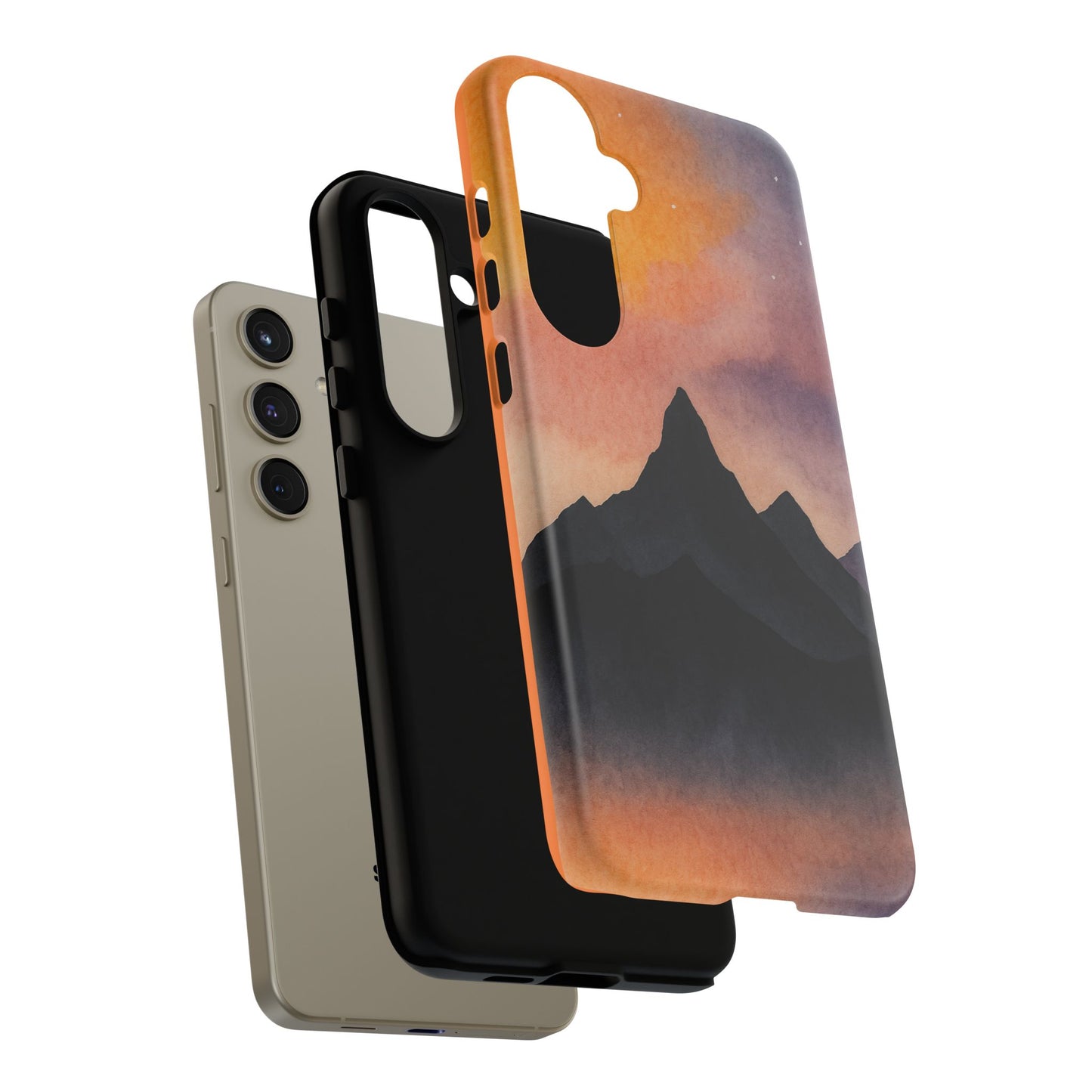 Mountain Sunset Phone Case, Nature Lover's Gift, Adventure Phone Cover, Unique Cellphone Accessories, Outdoor Enthusiast Decor