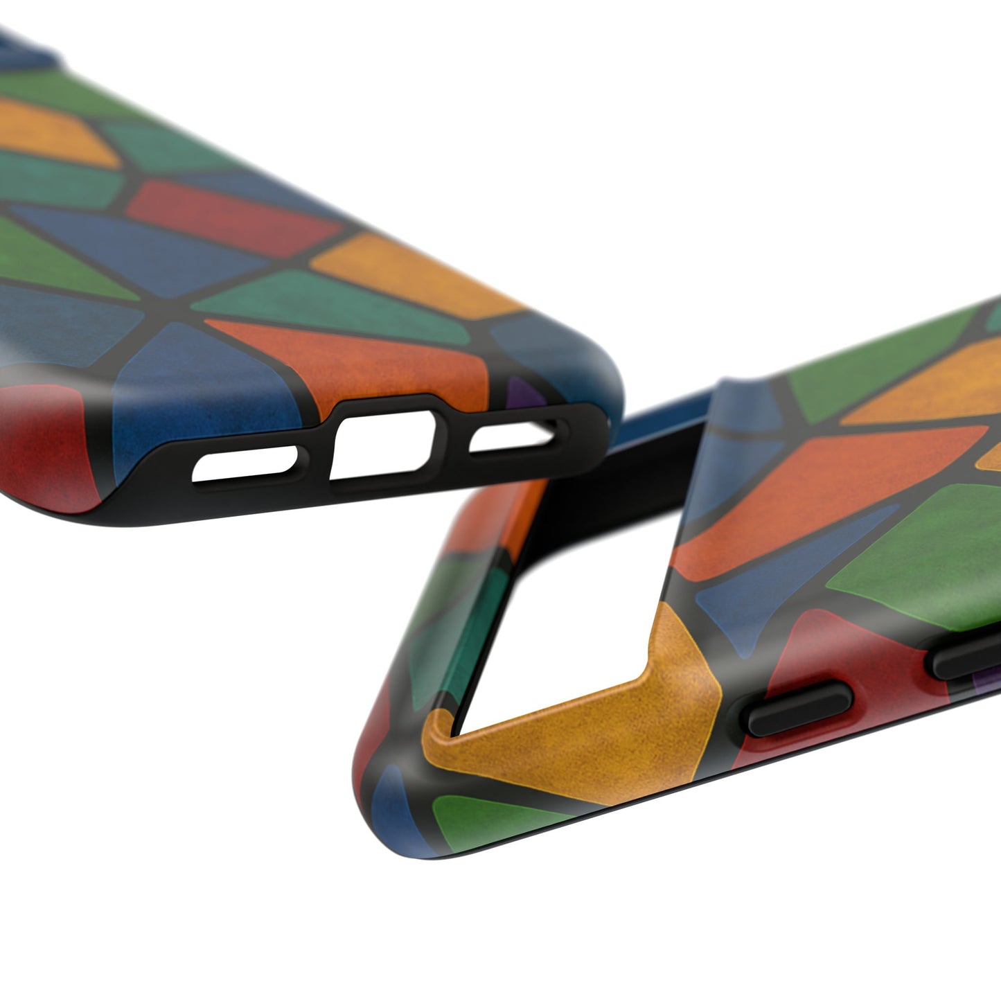 Colorful Mosaic Phone Case, Tough Cell Phone Cover, Vibrant Smartphone Protector, Unique Gift for Weddings, Birthday, Holidays