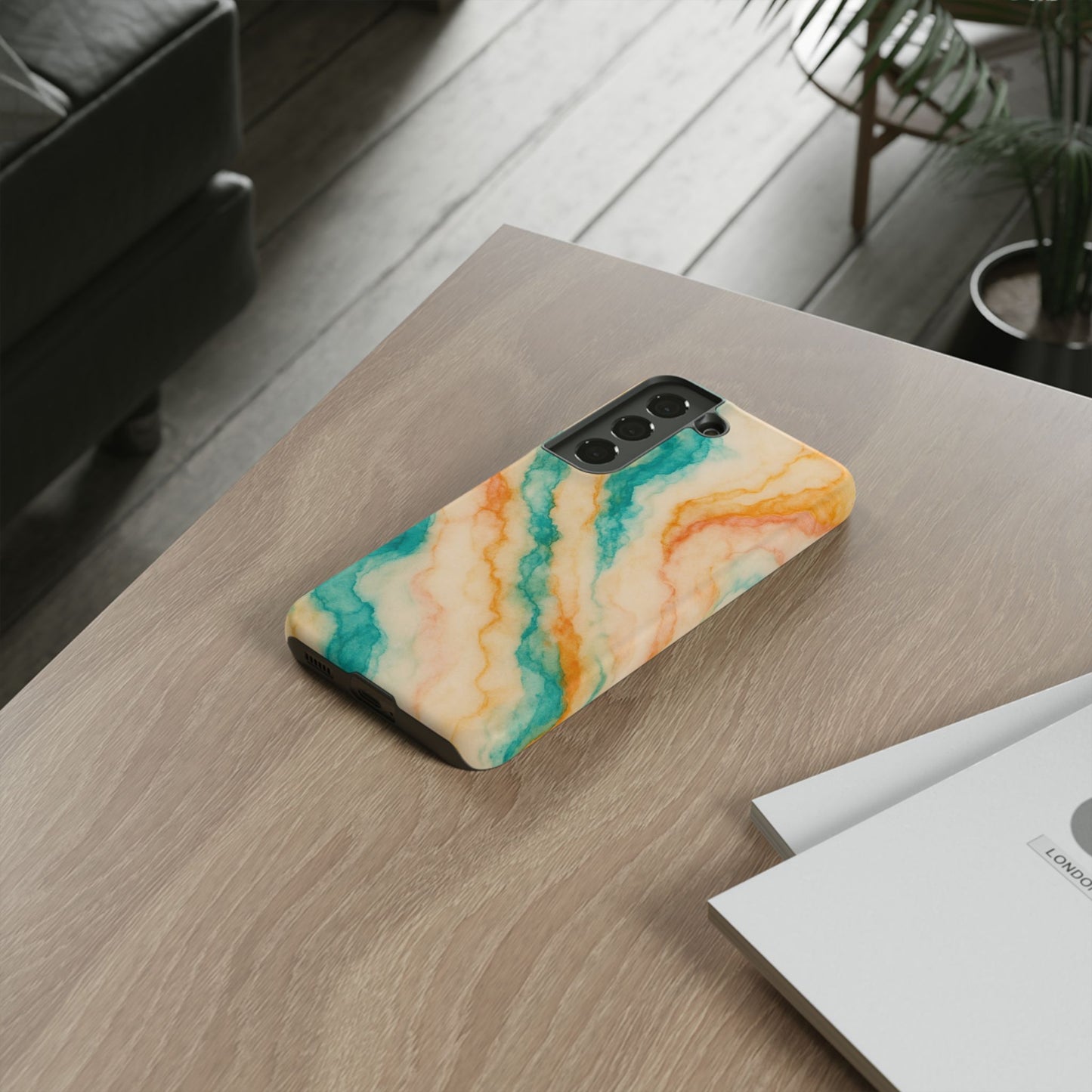 Stylish Phone Case - Tough Cases with Abstract Marble Design, Trendy Accessory, Gift for Her, Protective Case, Unique Phone Cover