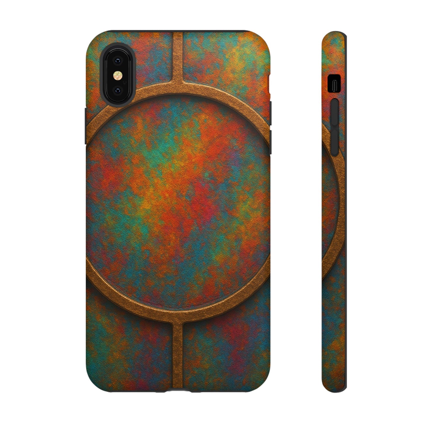 Colorful Tough Phone Case, Durable Cell Cover, Vibrant Protection Case, Unique Tech Accessory, Great Gift for Phone Lovers