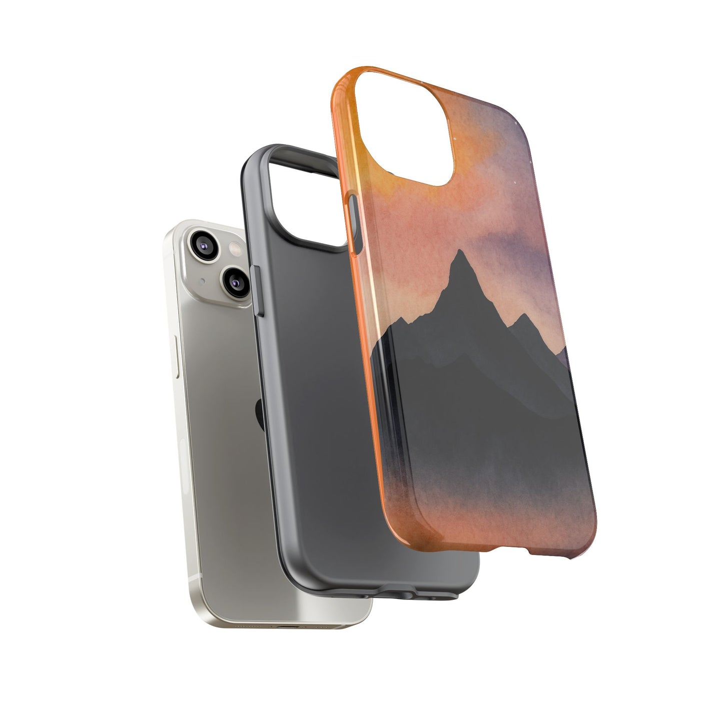 Mountain Sunset Phone Case, Nature Lover's Gift, Adventure Phone Cover, Unique Cellphone Accessories, Outdoor Enthusiast Decor