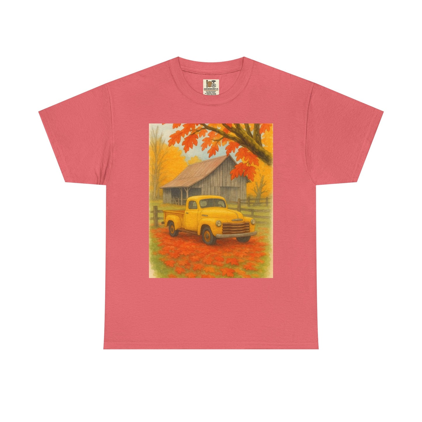 Autumn Vibes Unisex Heavy Cotton Tee, Fall Shirt, Vintage Truck Tee, Cozy [...]
