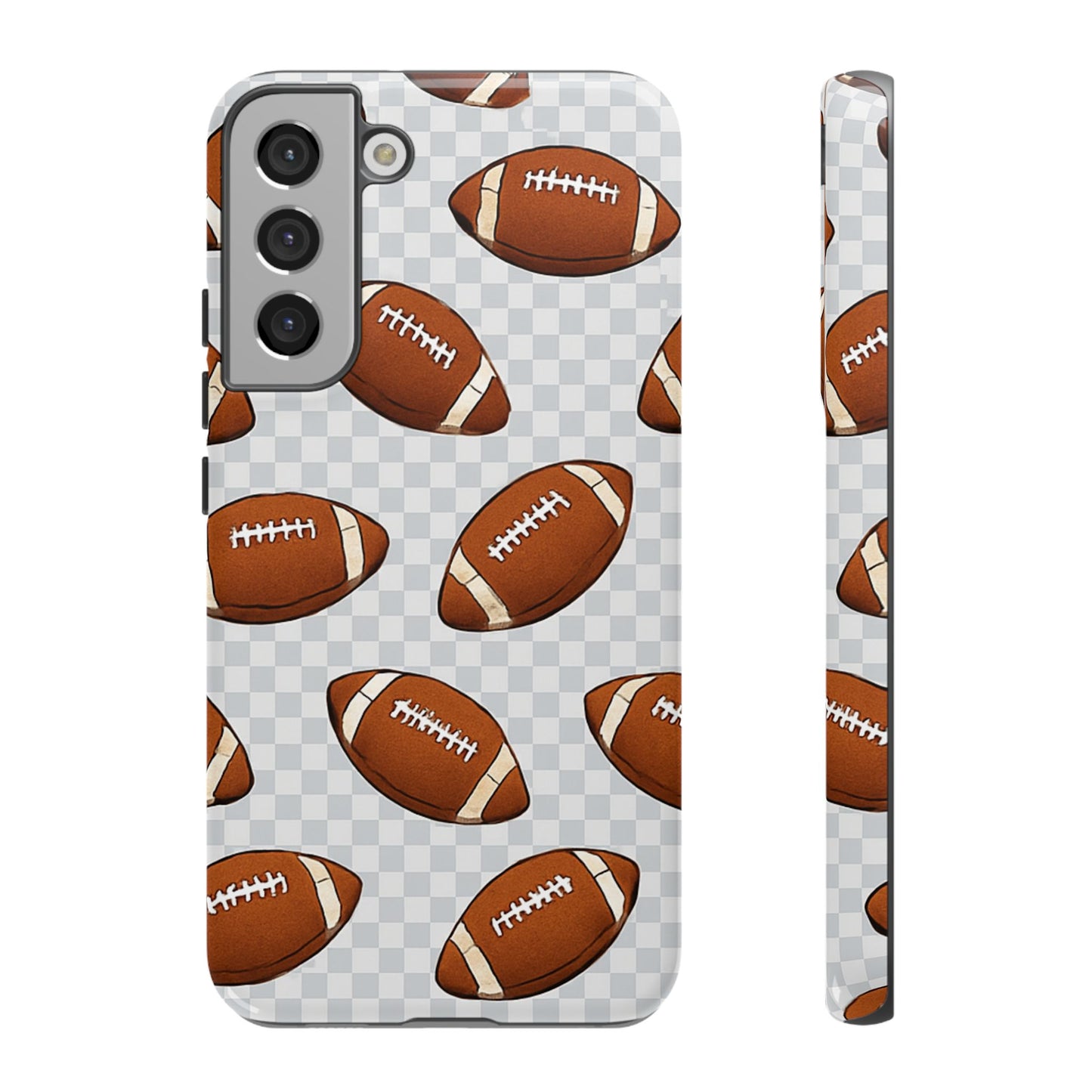 Football Phone Case, Tough Cases for Sports Fans, Unique Gift for Football Lovers, Protective Decor, Athletic Accessories