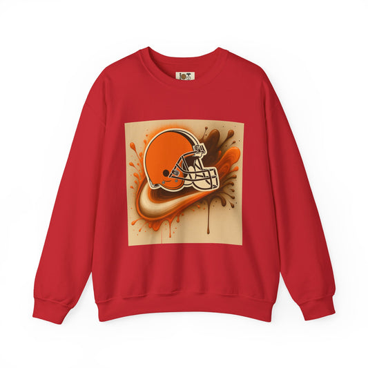 Cleveland Football Sweatshirt - Unisex Crewneck for Game Day, Sports Fans, Gift Idea, Casual Wear, Tailgate Apparel