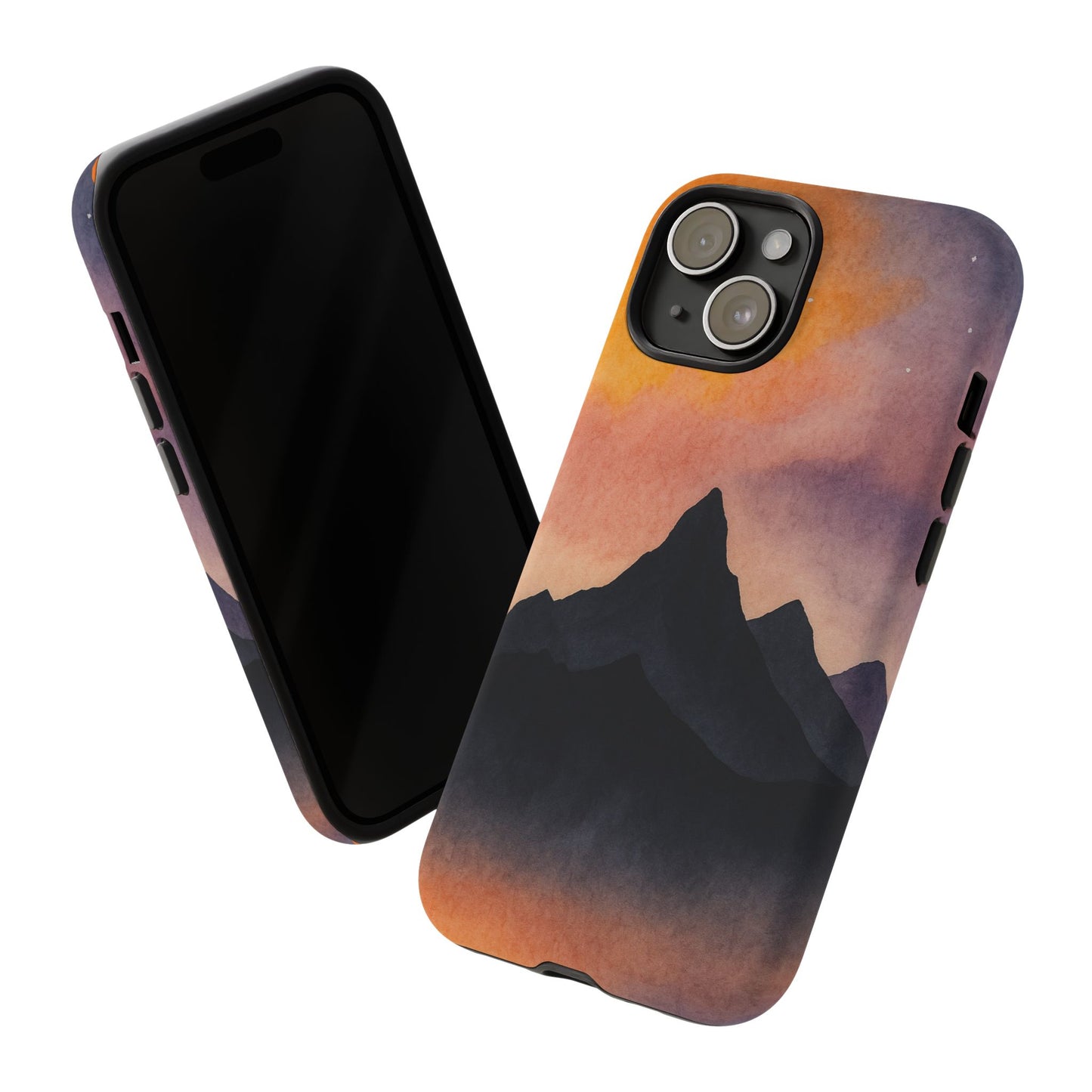 Mountain Sunset Phone Case, Nature Lover's Gift, Adventure Phone Cover, Unique Cellphone Accessories, Outdoor Enthusiast Decor