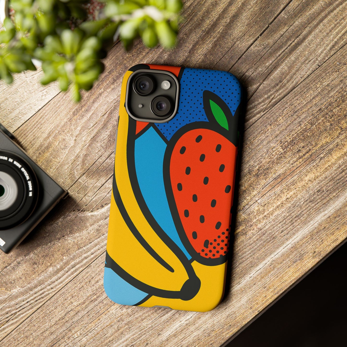 Colorful Fruit Phone Case - Tough Cases - Fun, Vibrant, Unique, Gifts for Friends, Summer Accessories, Trendy Phone Protector