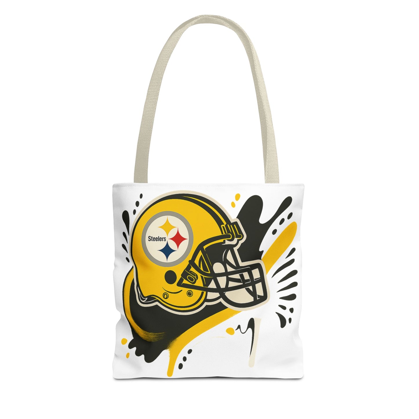 Steelers Inspired Tote Bag, Football Fan Accessory, Game Day Tote, Sports Bag, Personalized Gift for Him