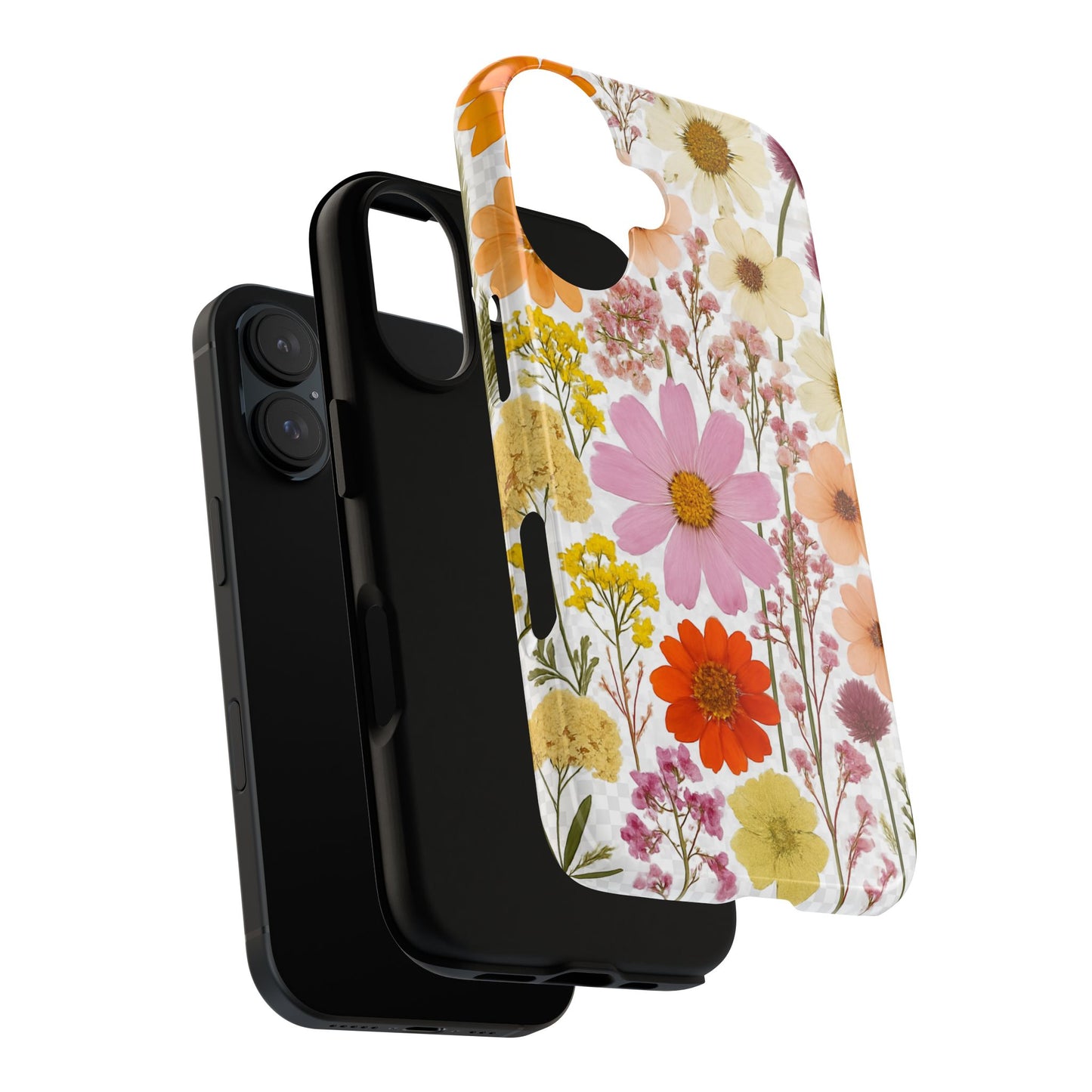Floral Phone Case - Tough Cases, Stylish Protective Cover, Flower Design, Trendy Gift, Nature Lover Accessory, DRIED FLOWERS
