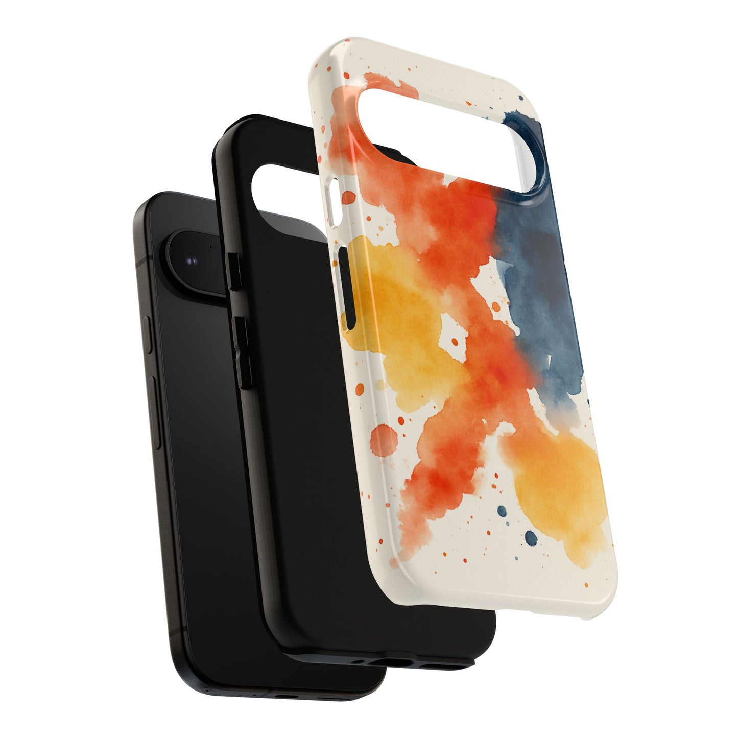 Watercolor Phone Case - Abstract Design, Tough Cases for Men & Women, Stylish Gift, Artistic Accessory for All Occasions