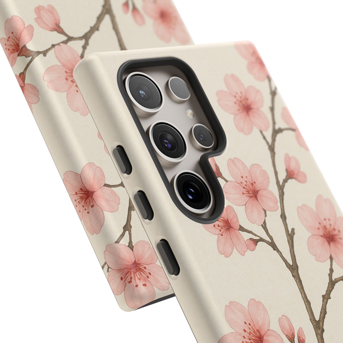 Cherry Blossom Phone Case, Floral Phone Cover, Tough Case for Gifts, Spring Decor, Cute Tech Accessories, Nature Lover's Gift