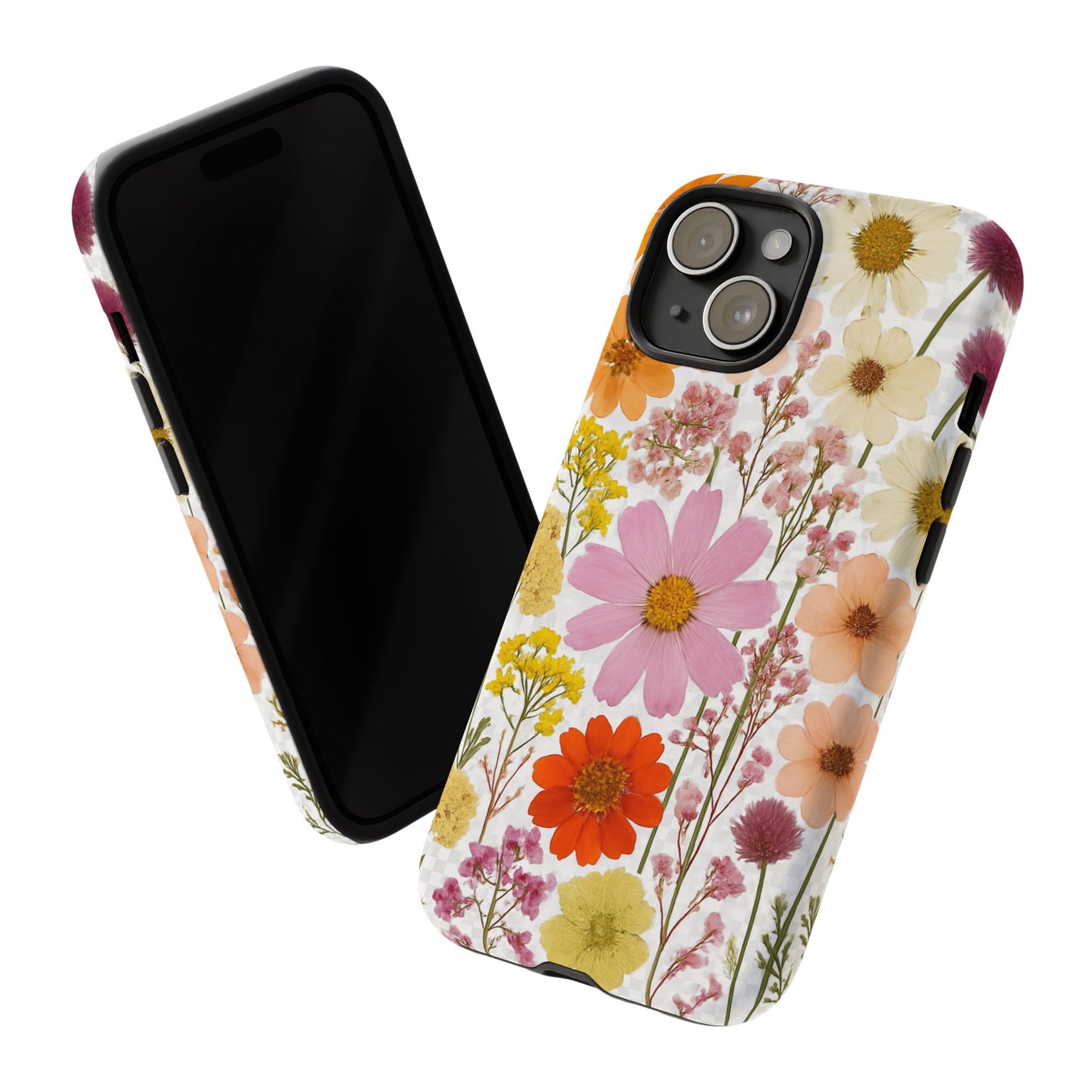 Floral Phone Case - Tough Cases, Stylish Protective Cover, Flower Design, Trendy Gift, Nature Lover Accessory, DRIED FLOWERS