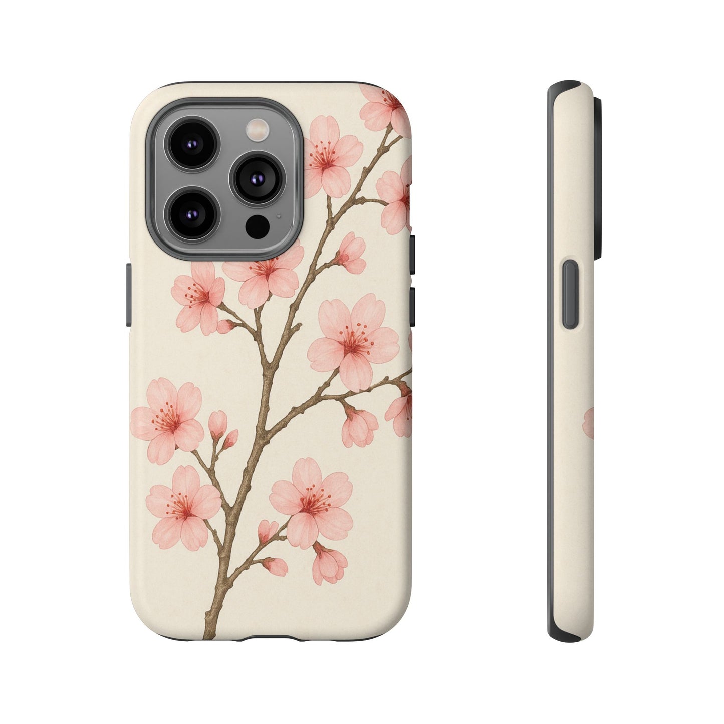 Cherry Blossom Phone Case, Floral Phone Cover, Tough Case for Gifts, Spring Decor, Cute Tech Accessories, Nature Lover's Gift