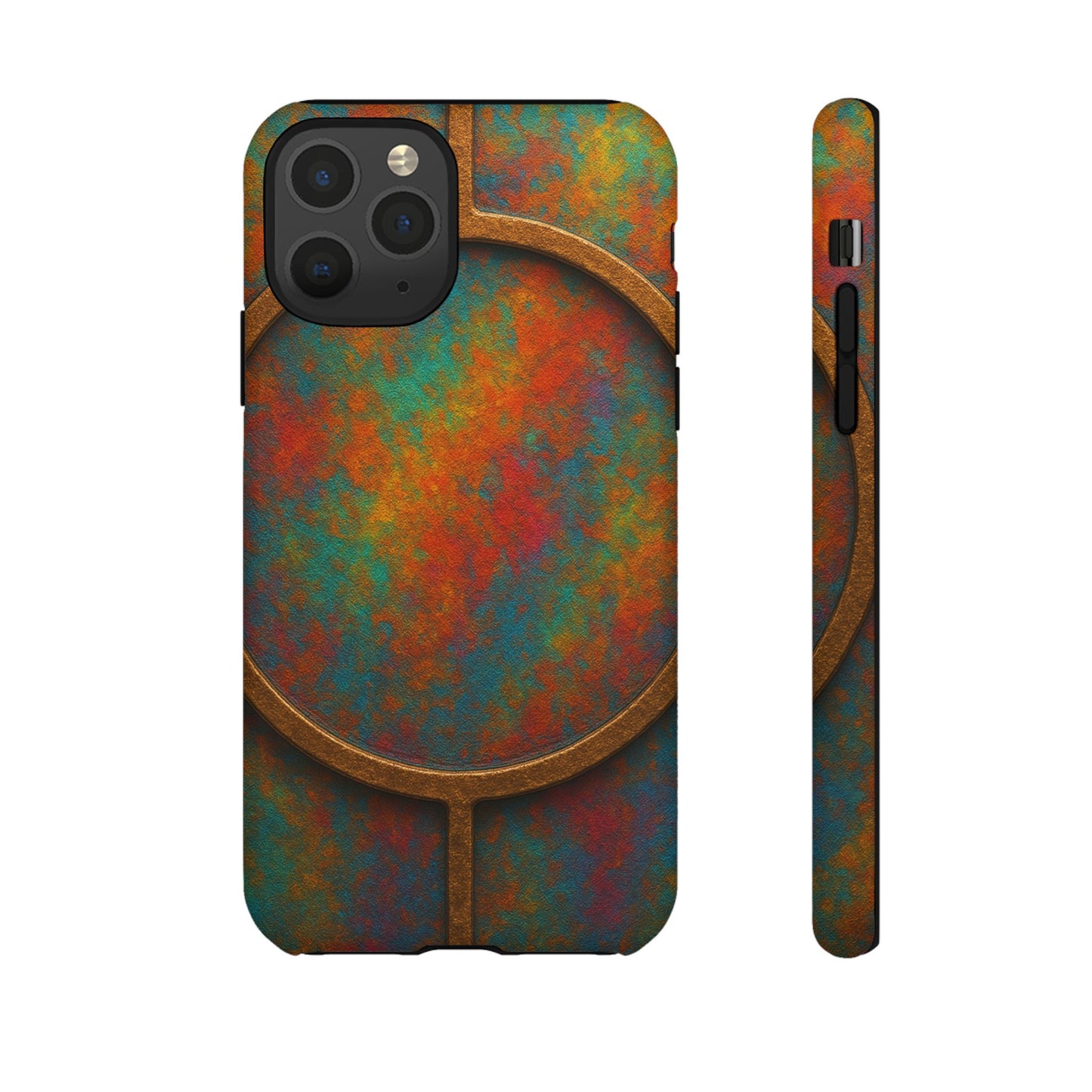 Colorful Tough Phone Case, Durable Cell Cover, Vibrant Protection Case, Unique Tech Accessory, Great Gift for Phone Lovers