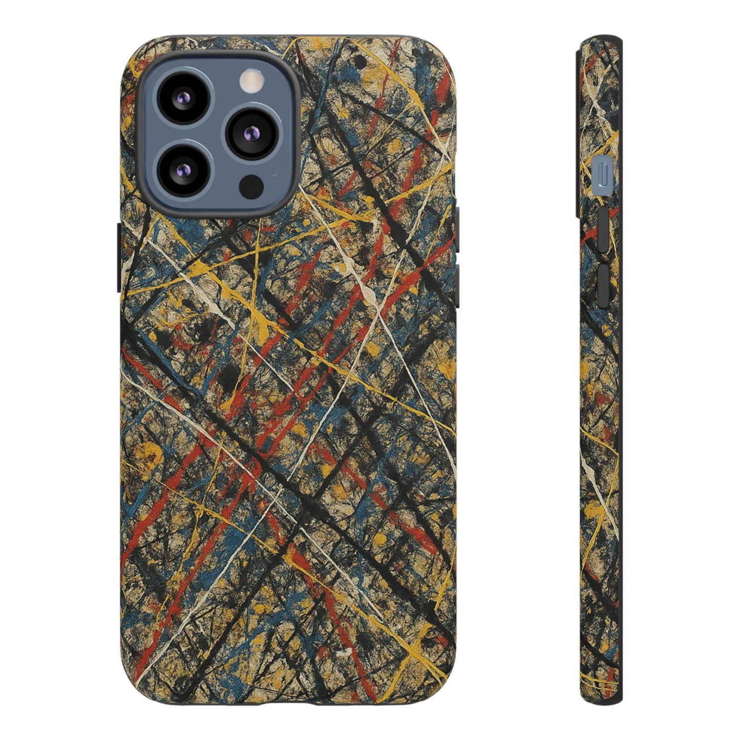 Tough Cases Phone Case - Bold Abstract Design, Stylish Mobile Cover, Unique Gift for Him/Her, Durable Accessory, Trendy Protection