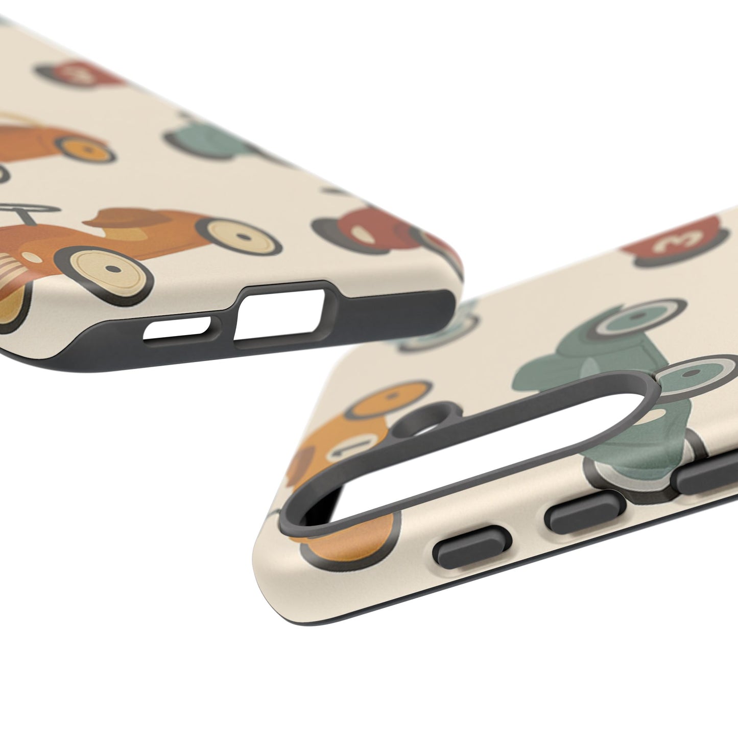 Vintage Car Phone Case, Tough Cases, Kids Gift, Car Lover Accessory, Retro Style, Phone Protection, Unique Design, pedal cars