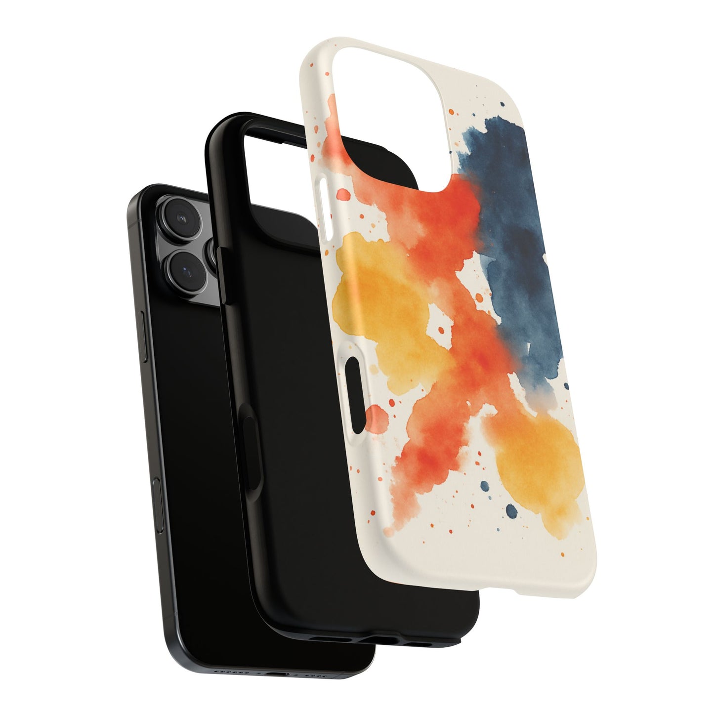 Watercolor Phone Case - Abstract Design, Tough Cases for Men & Women, Stylish Gift, Artistic Accessory for All Occasions